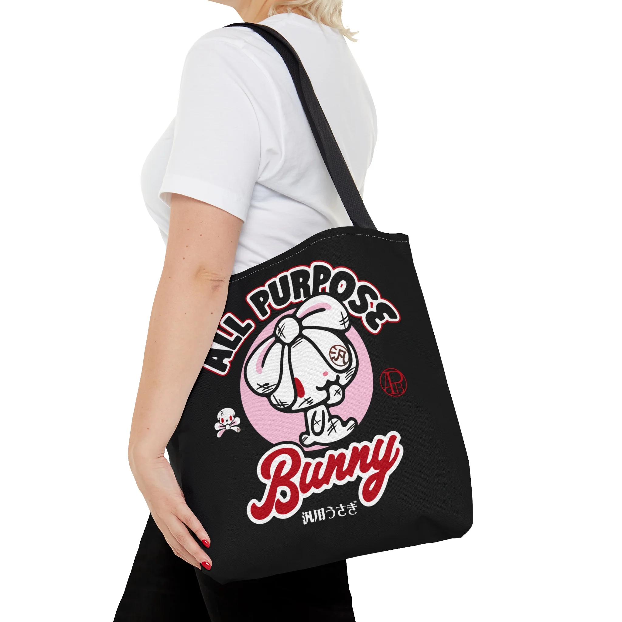 All Purpose Bunny All Tied Up Tote Bag - Image 5