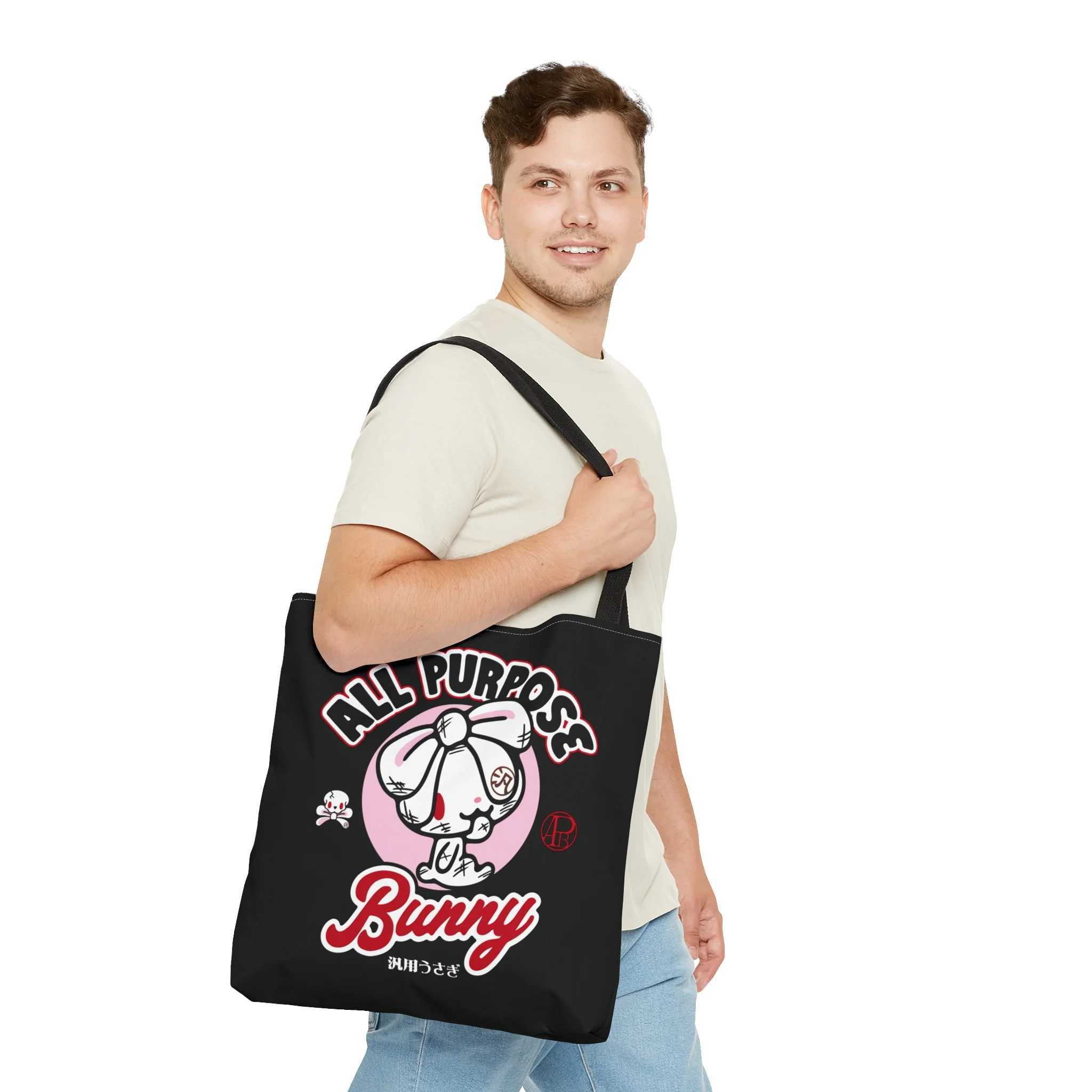 All Purpose Bunny All Tied Up Tote Bag - Image 7