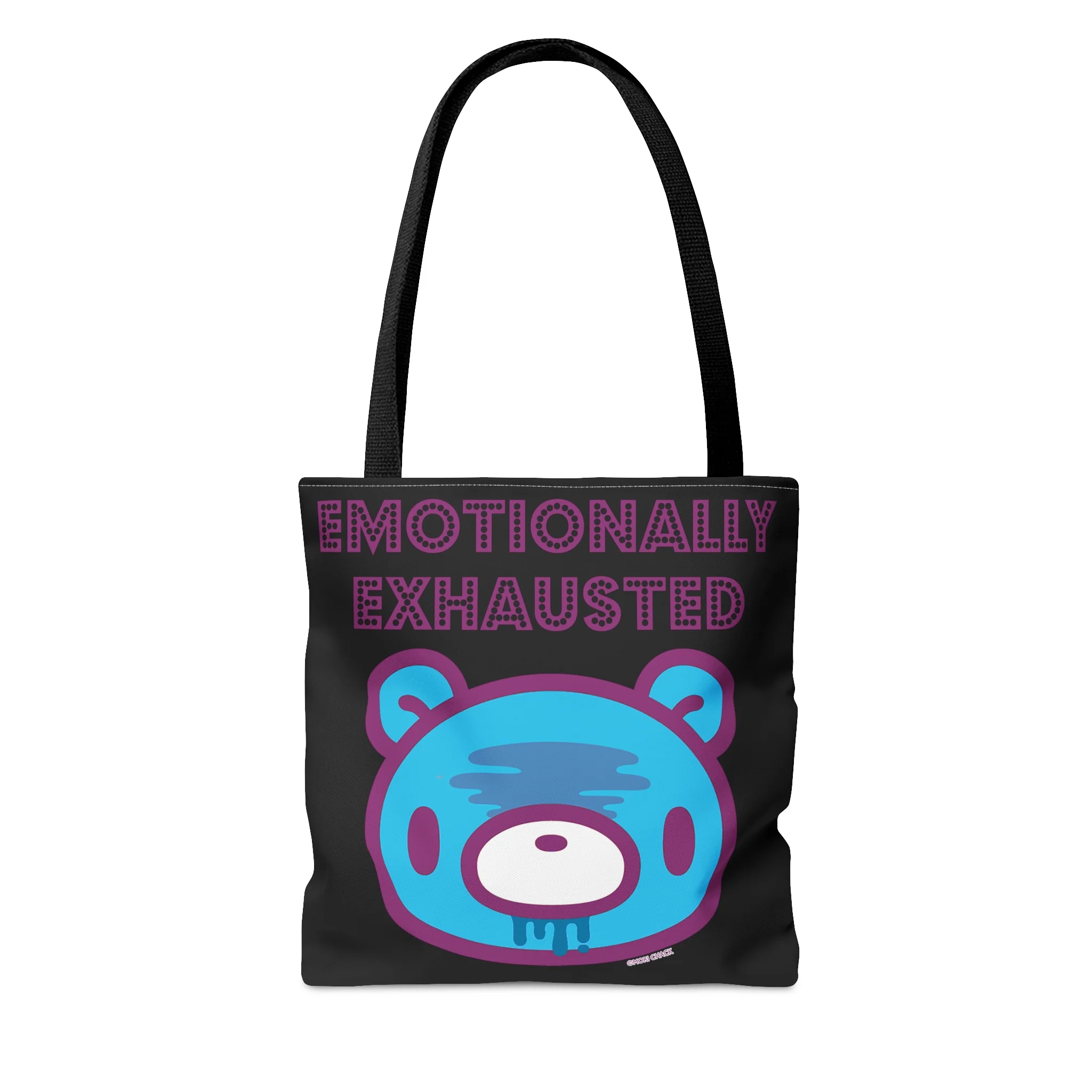 Emotionally Exhausted Gloomy Black Tote - Image 10
