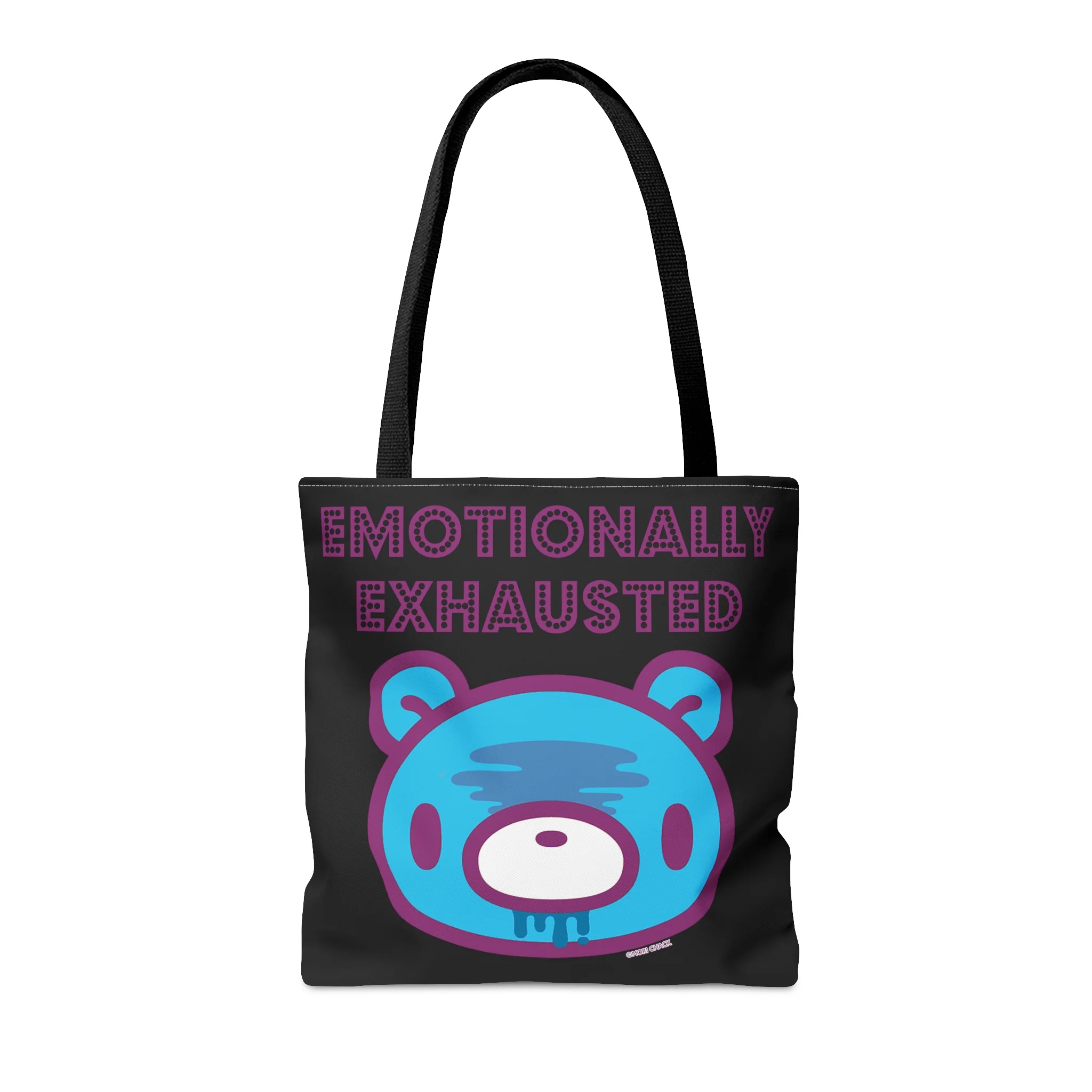 Emotionally Exhausted Gloomy Black Tote - Image 4