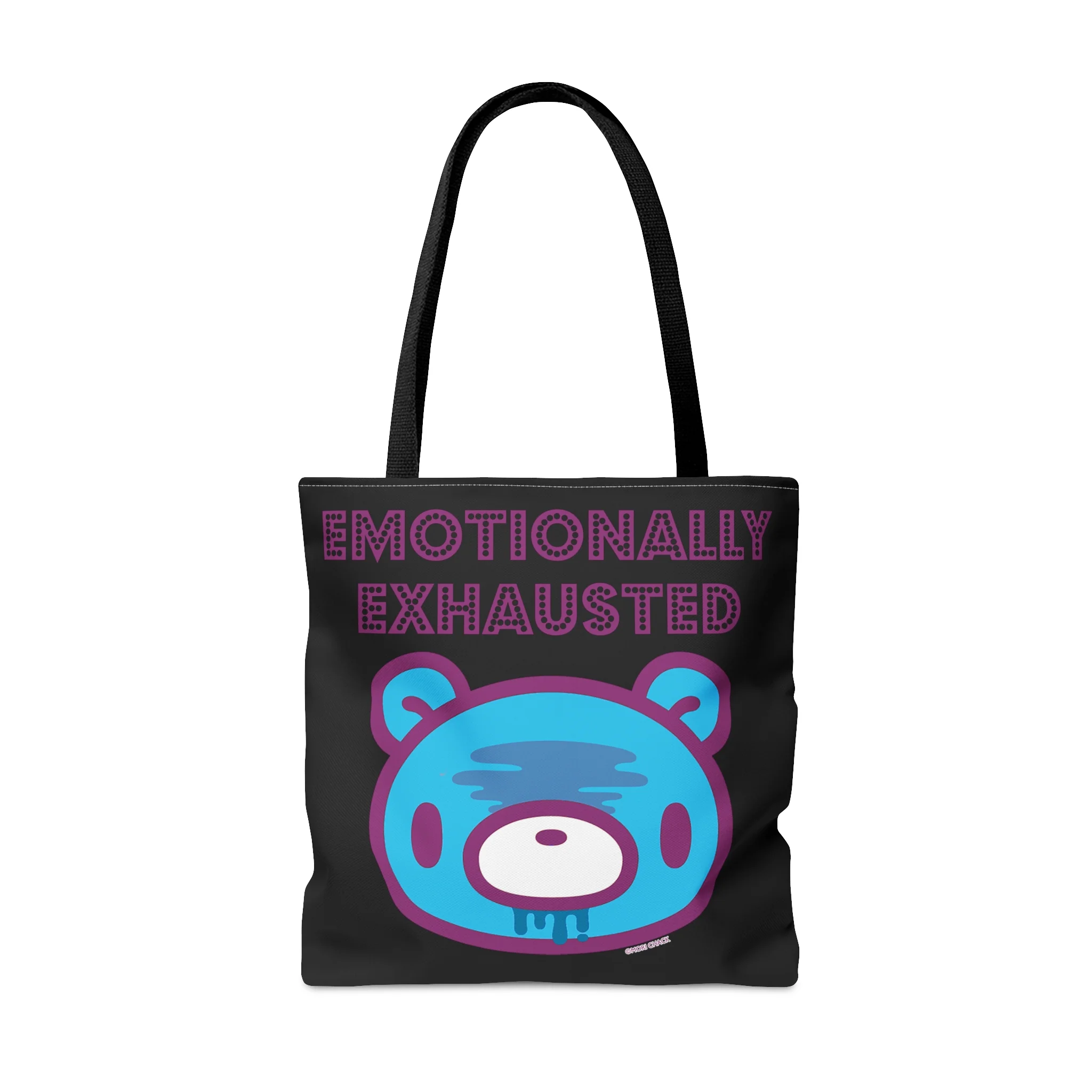 Emotionally Exhausted Gloomy Black Tote - Image 7