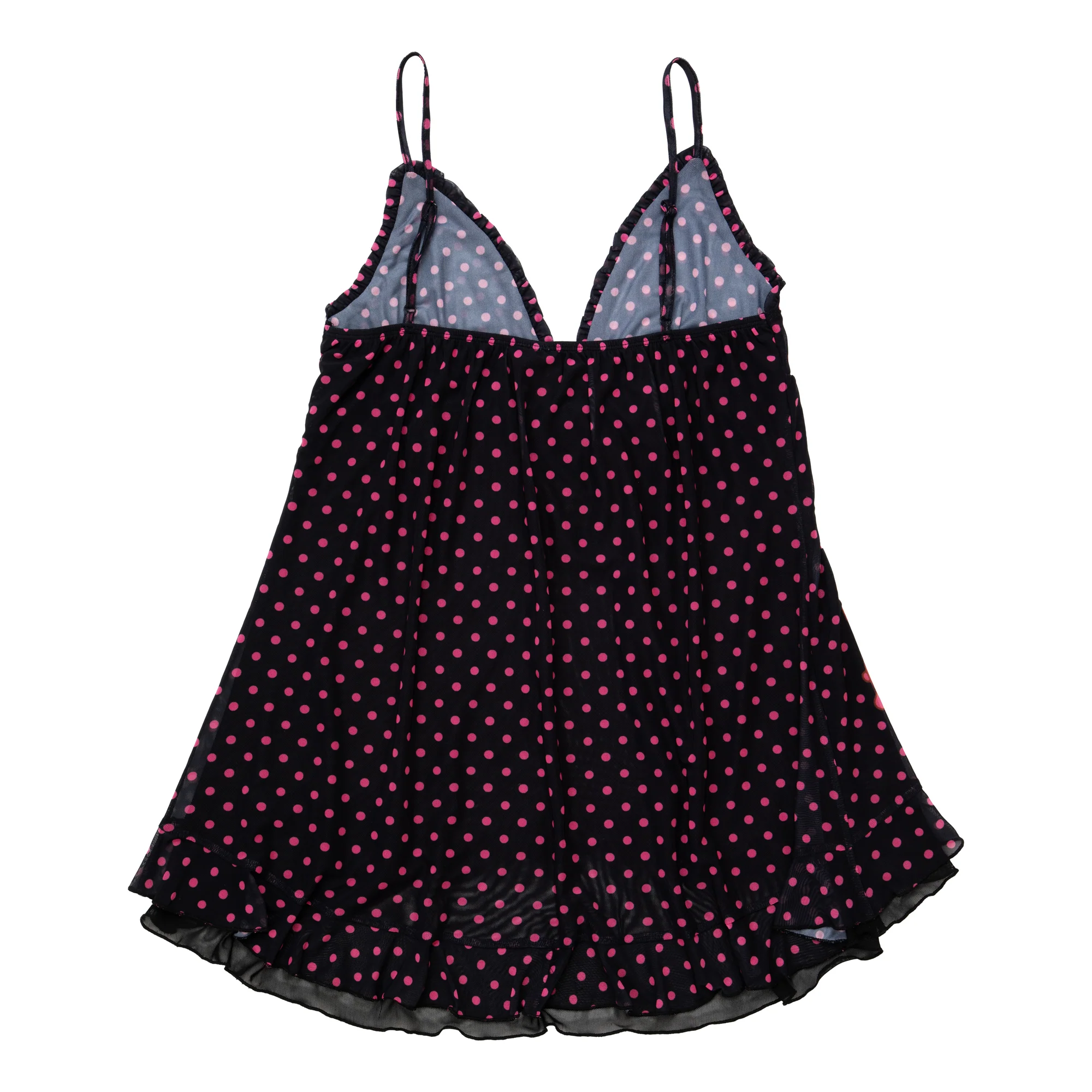 Gloomy Bear Baby Doll Dress [BLACK POLKA DOT] - Image 3