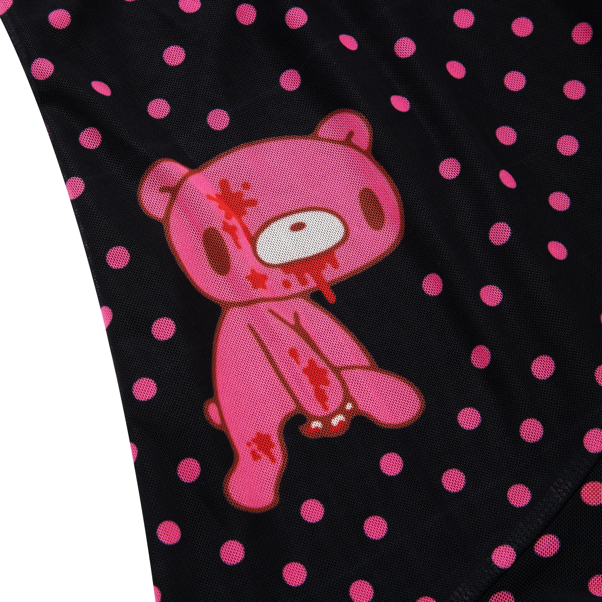 Gloomy Bear Baby Doll Dress [BLACK POLKA DOT] - Image 5