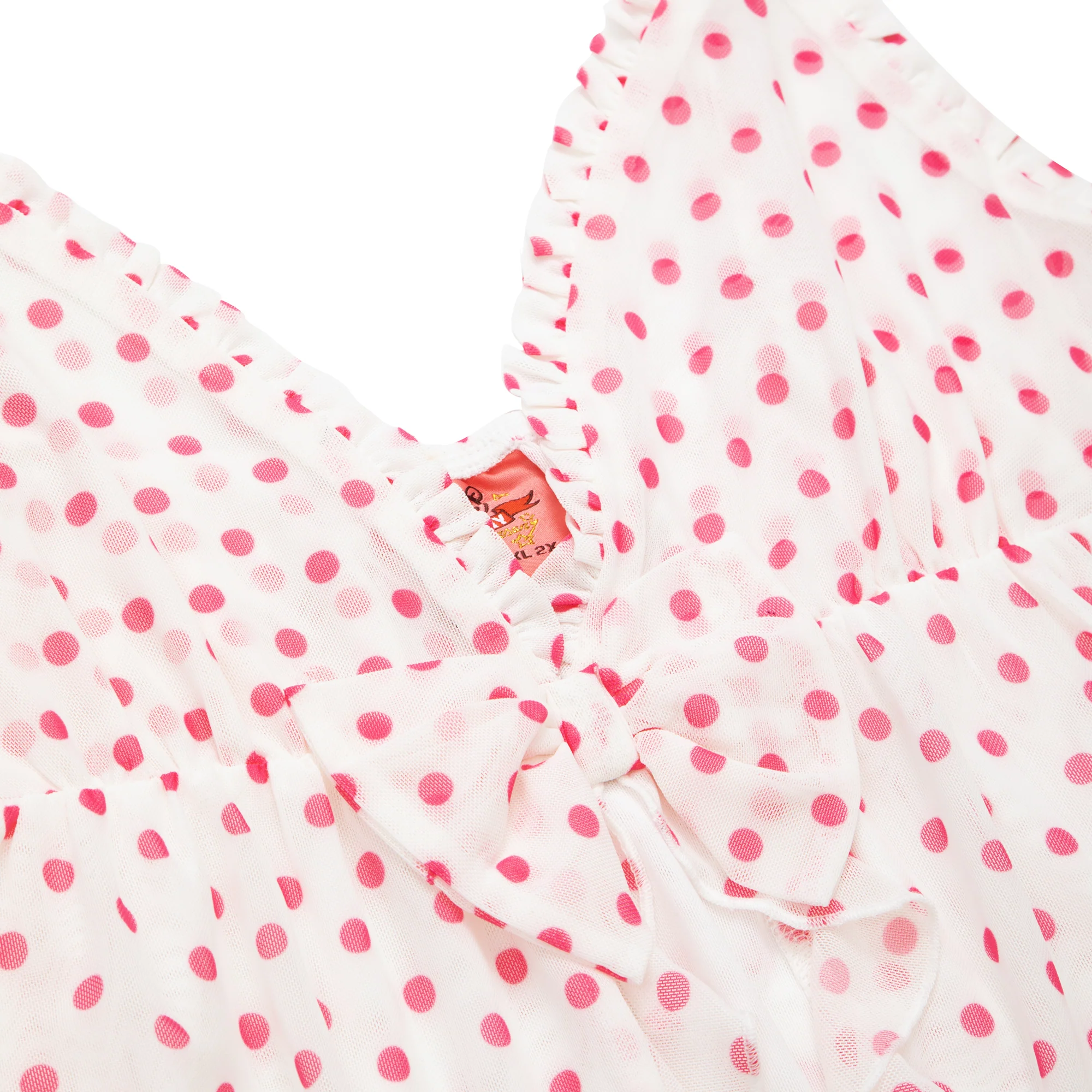 Gloomy Bear Baby Doll Dress [WHITE POLKA DOT] - Image 5
