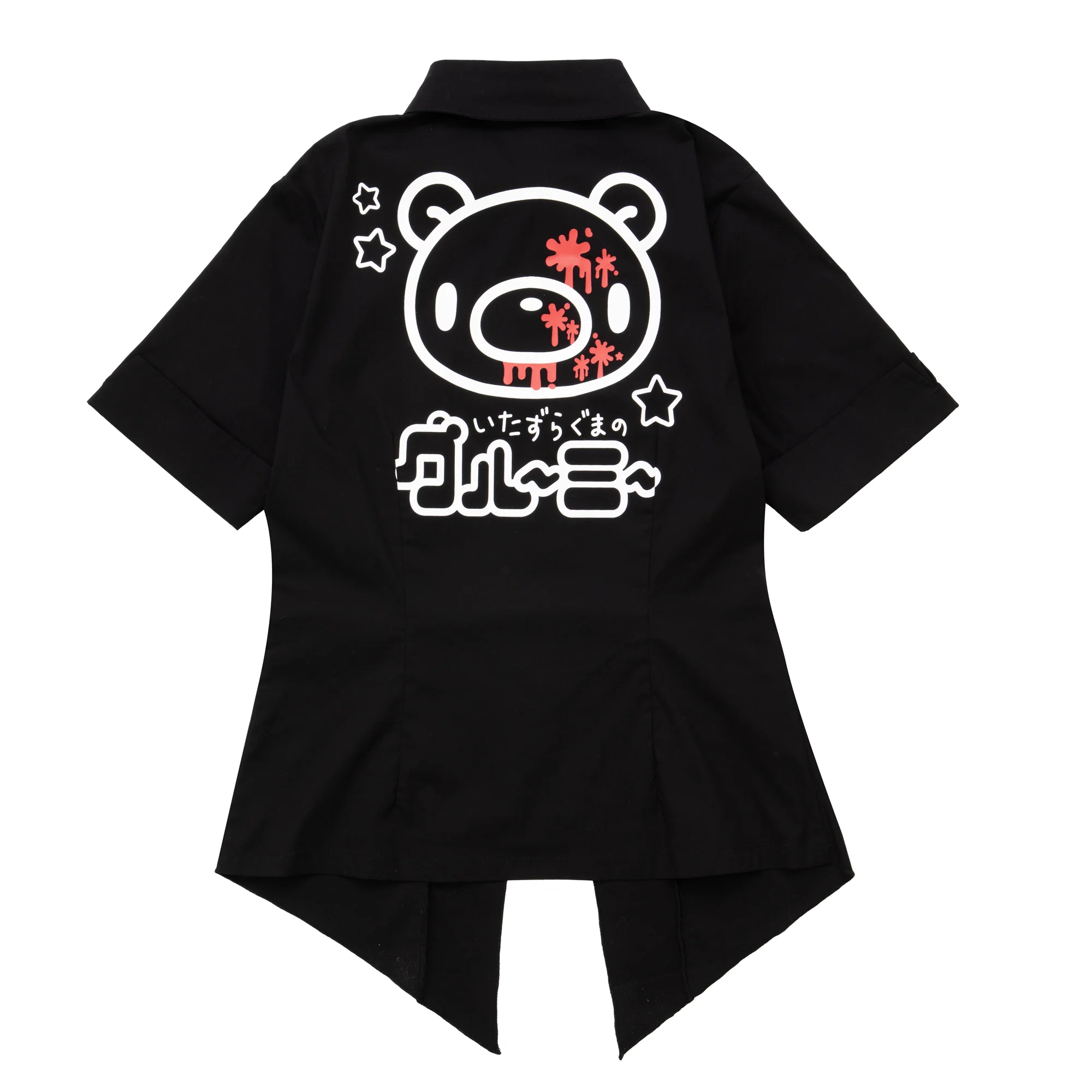 Gloomy Bear Button Up Shirt & Tie [BLACK] - Image 3