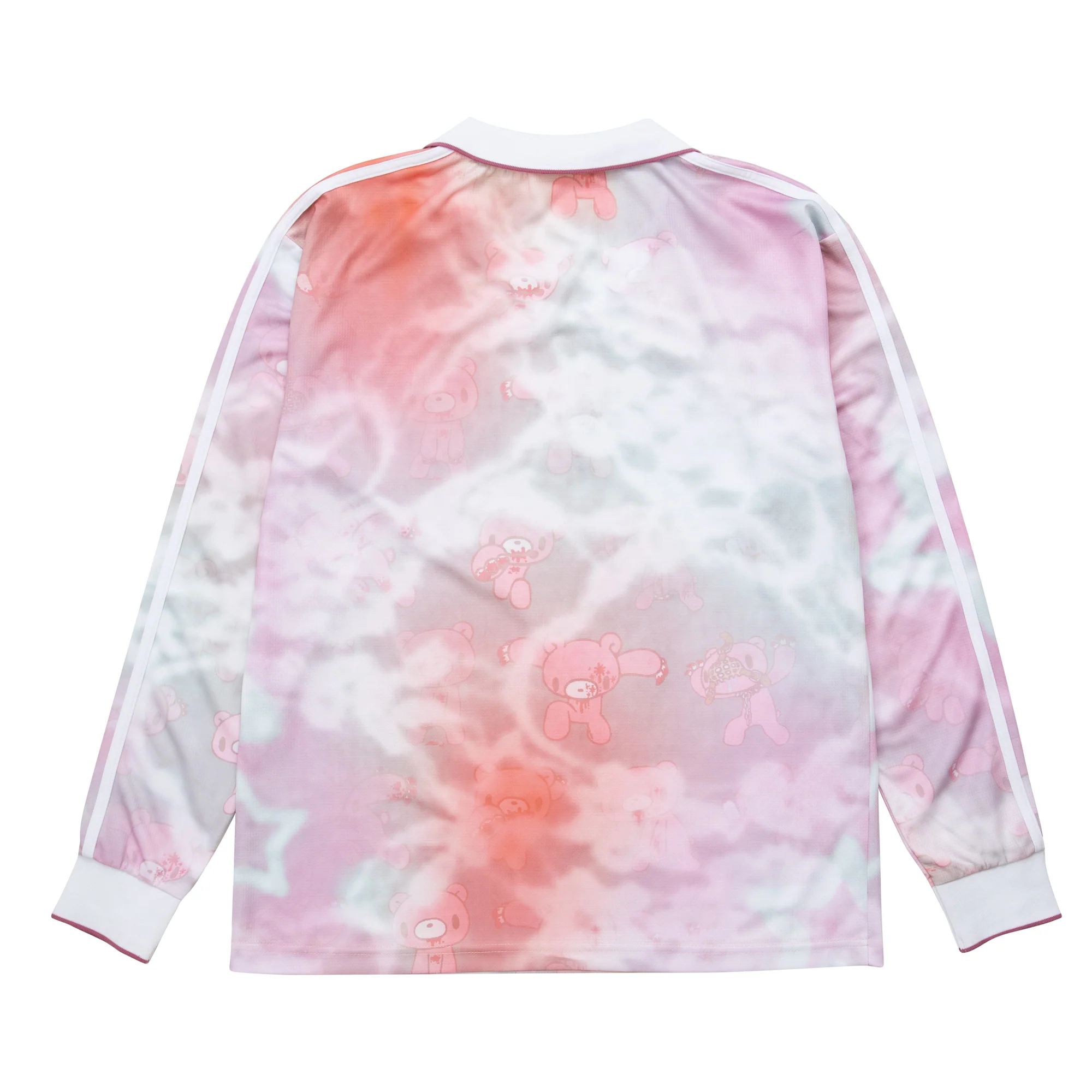 Gloomy Bear Collared Long Sleeve Shirt [PINK] - Image 3