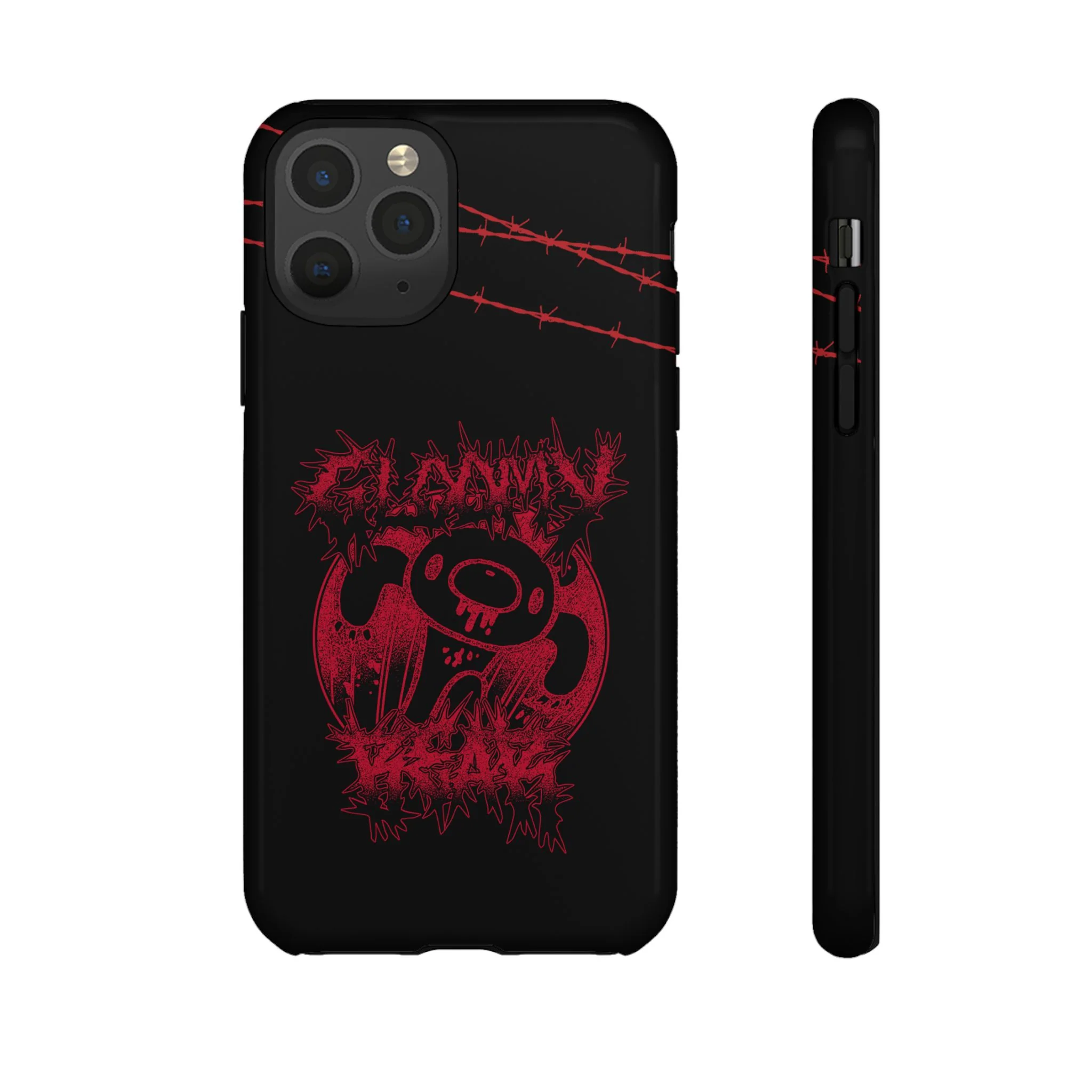 Gloomy Bear Metal Show Red Phone Case - Image 10
