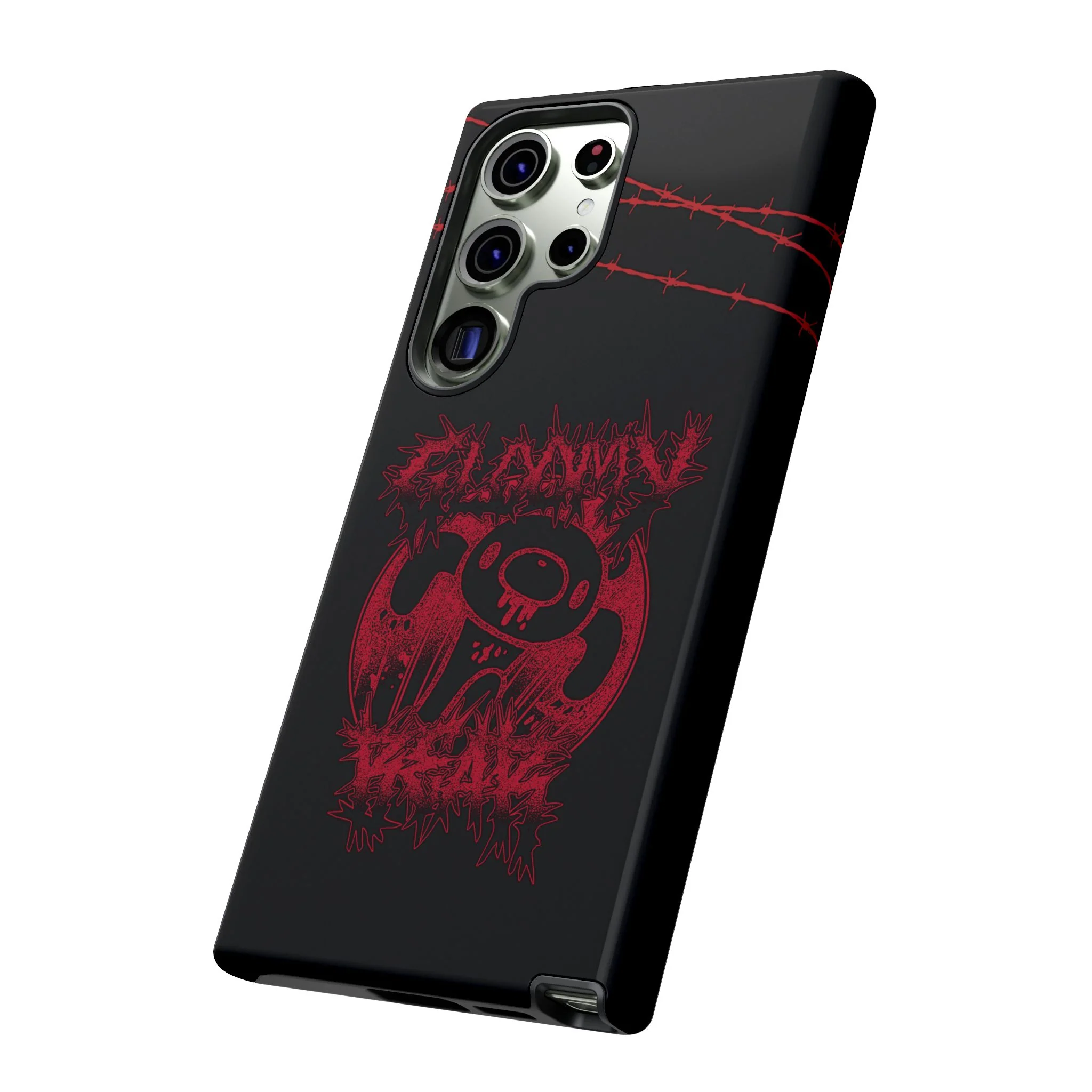 Gloomy Bear Metal Show Red Phone Case - Image 100