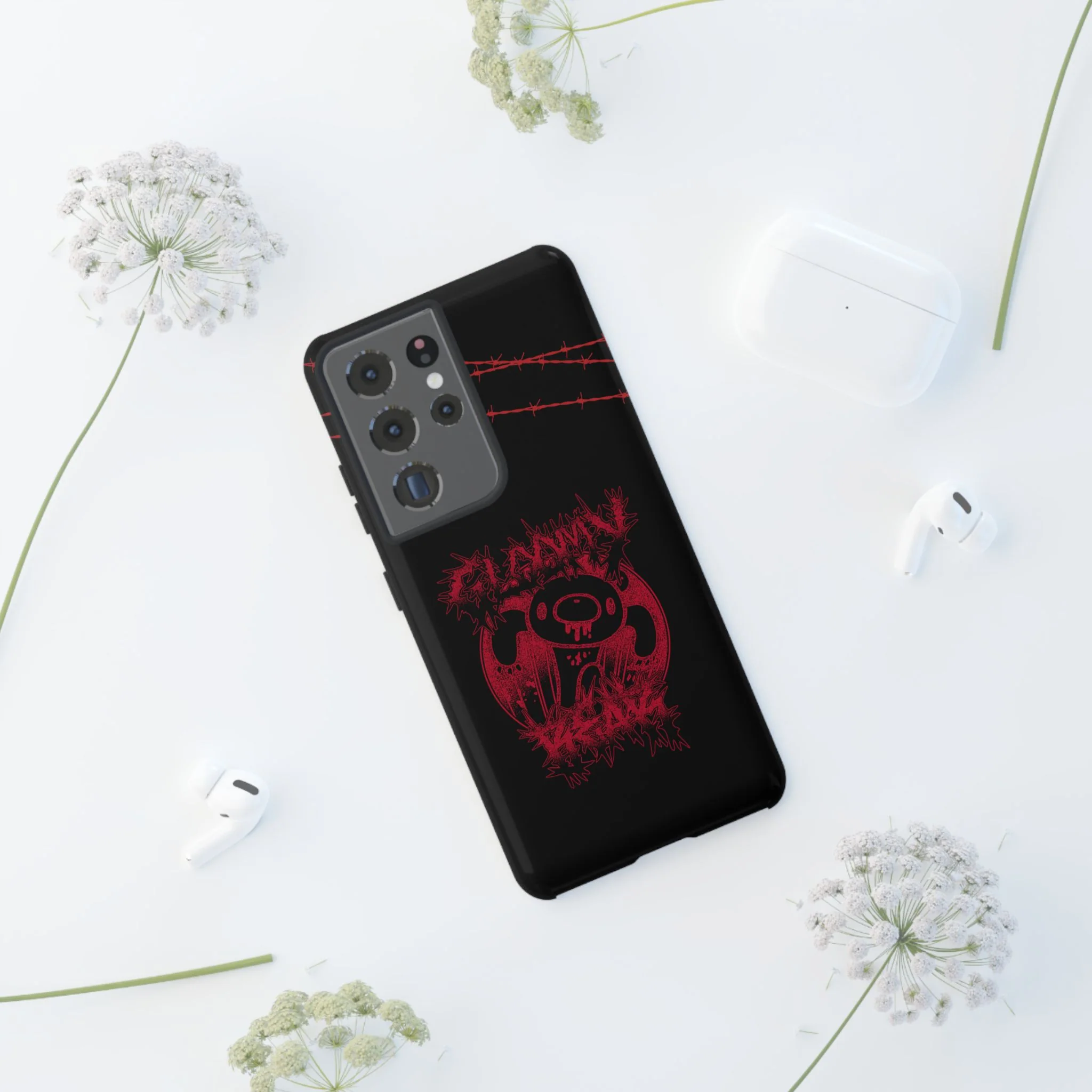 Gloomy Bear Metal Show Red Phone Case - Image 111