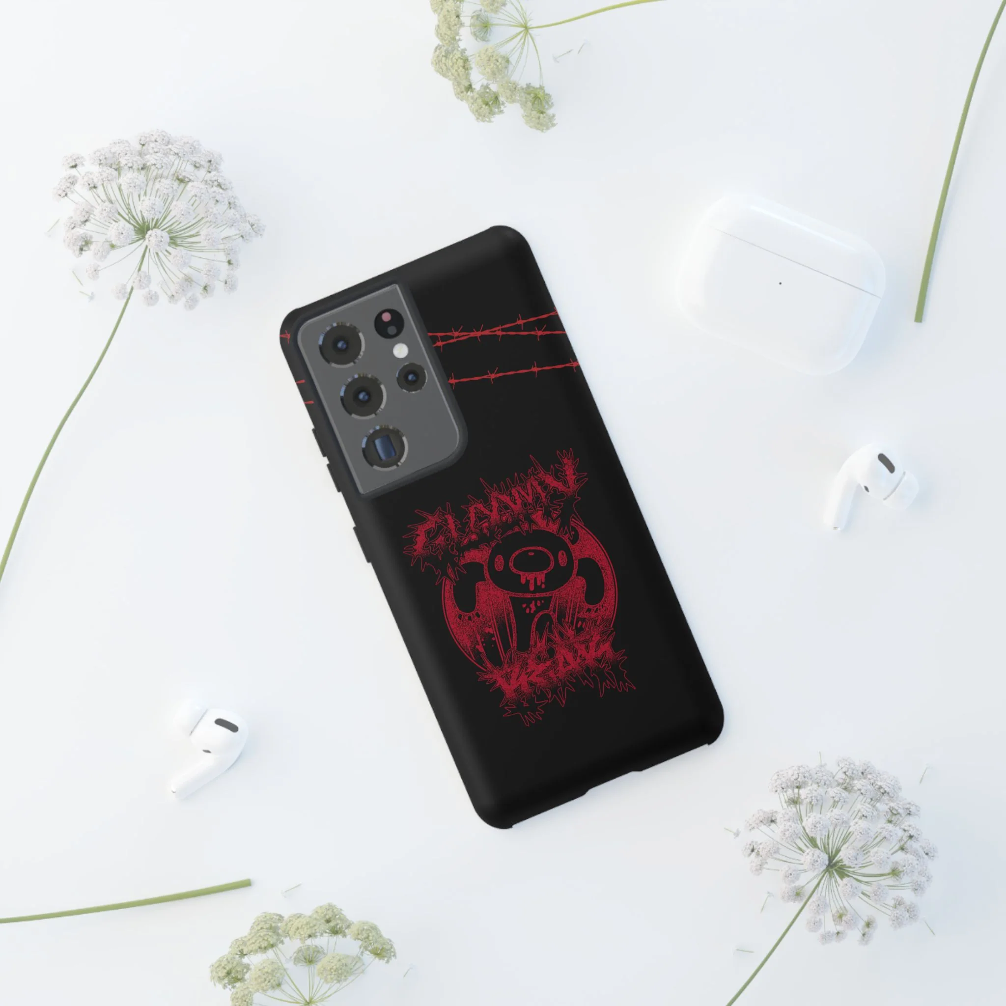 Gloomy Bear Metal Show Red Phone Case - Image 112