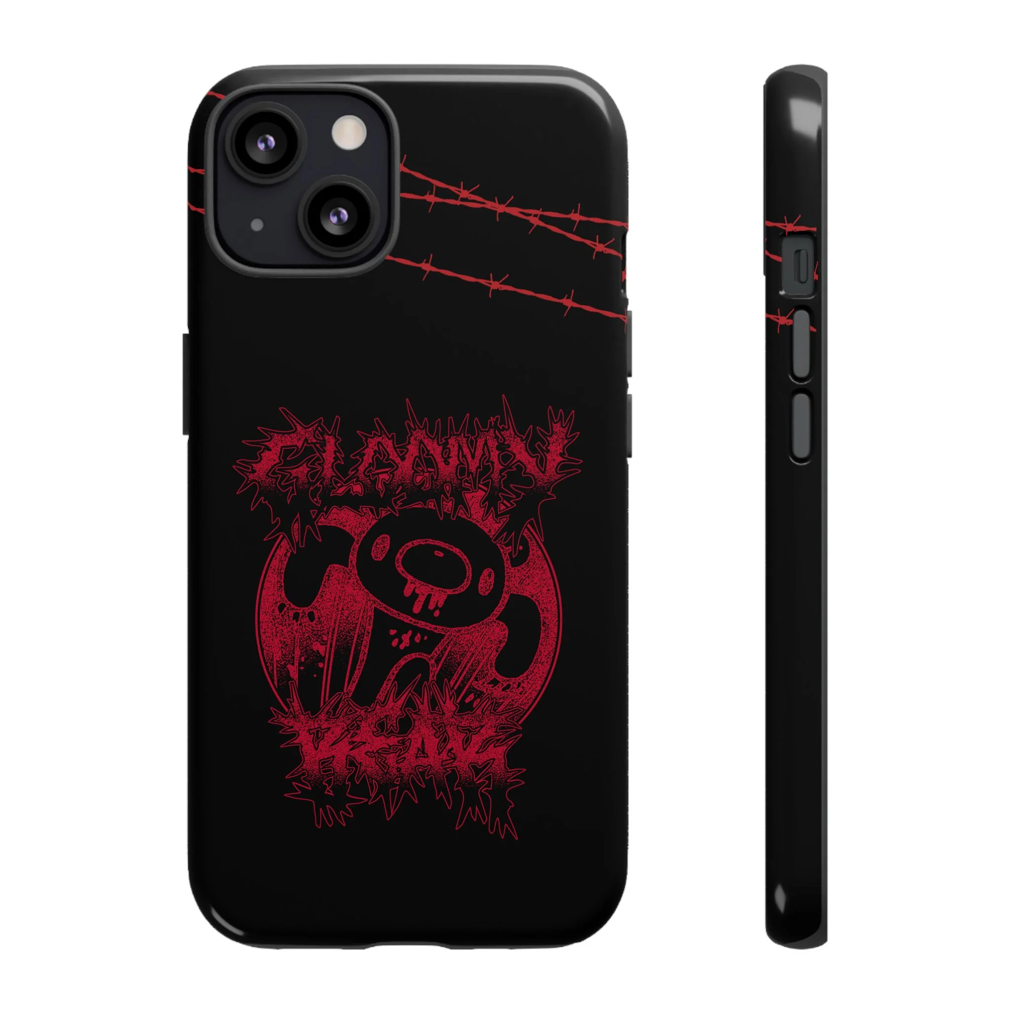 Gloomy Bear Metal Show Red Phone Case - Image 28