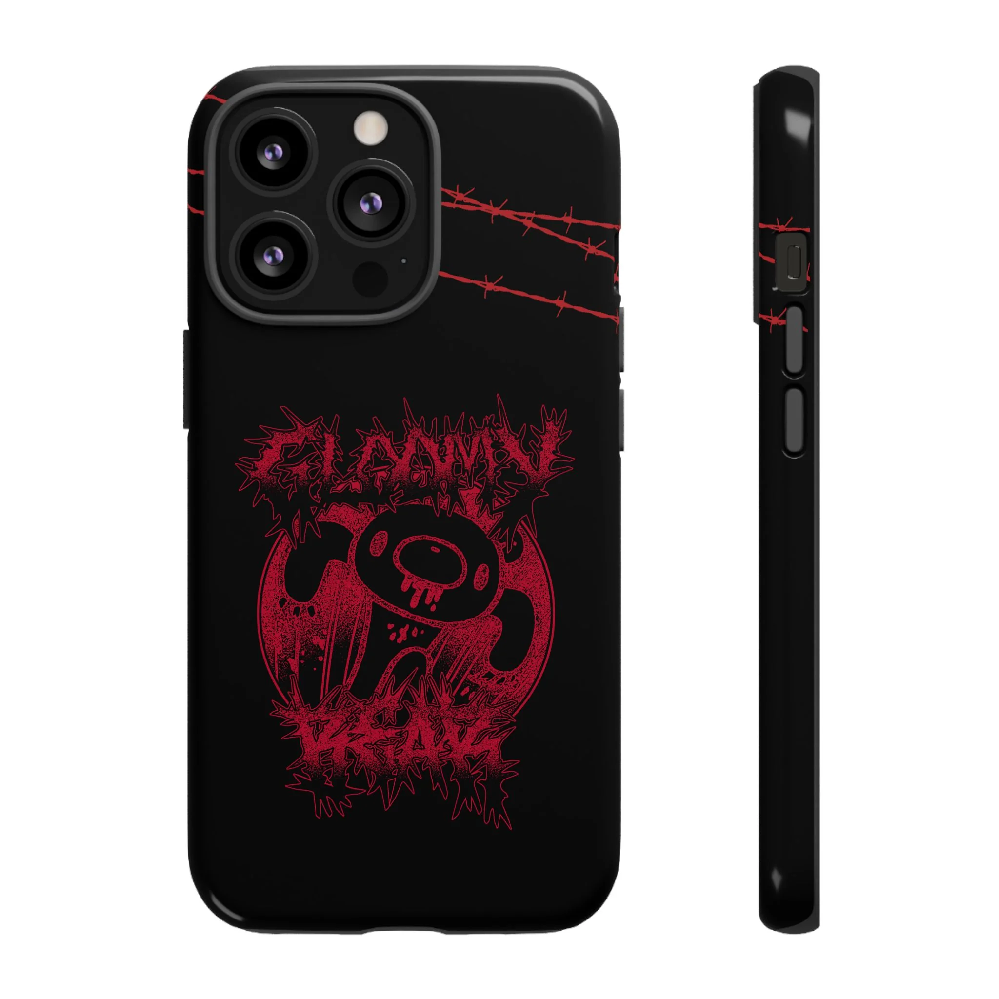 Gloomy Bear Metal Show Red Phone Case - Image 32