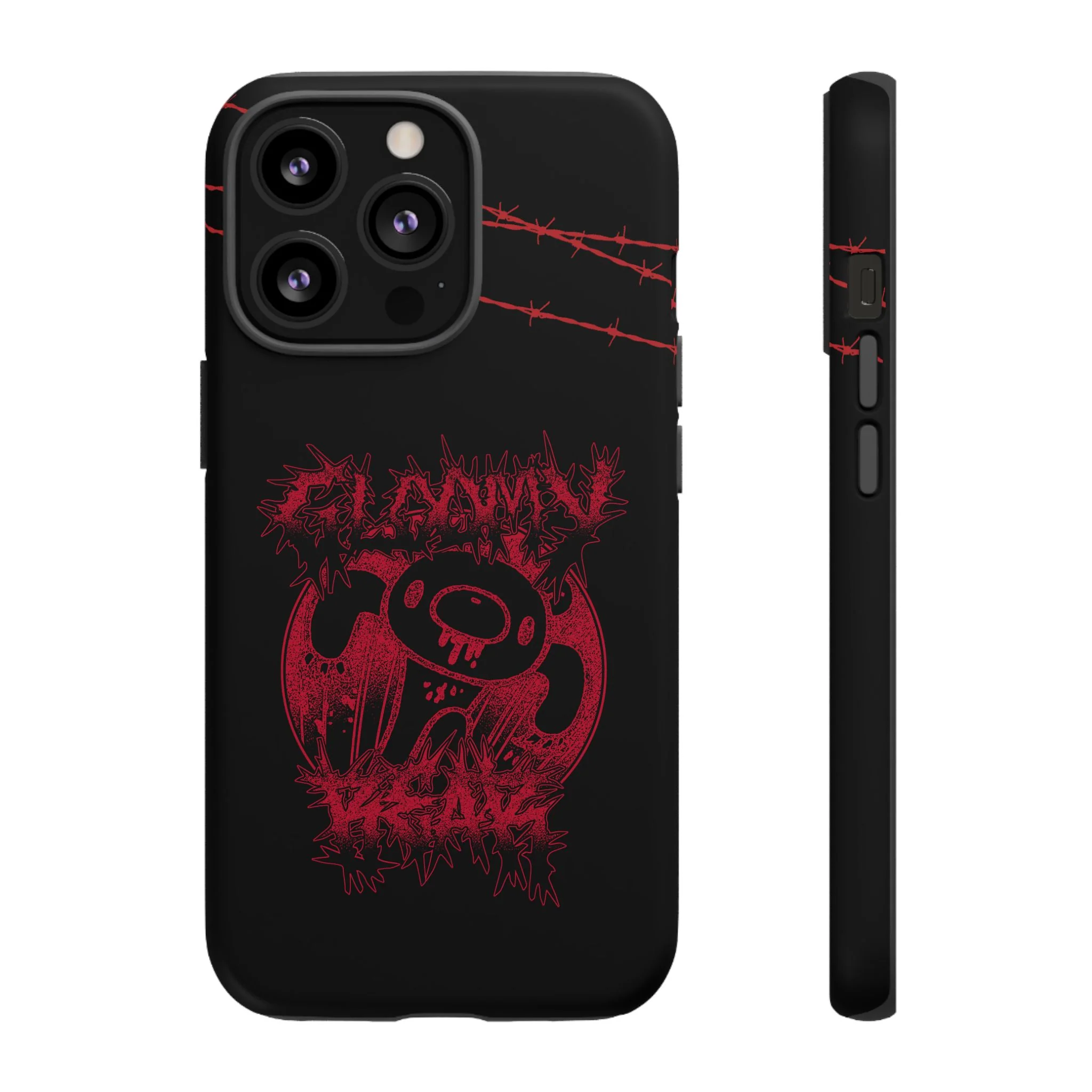 Gloomy Bear Metal Show Red Phone Case - Image 33