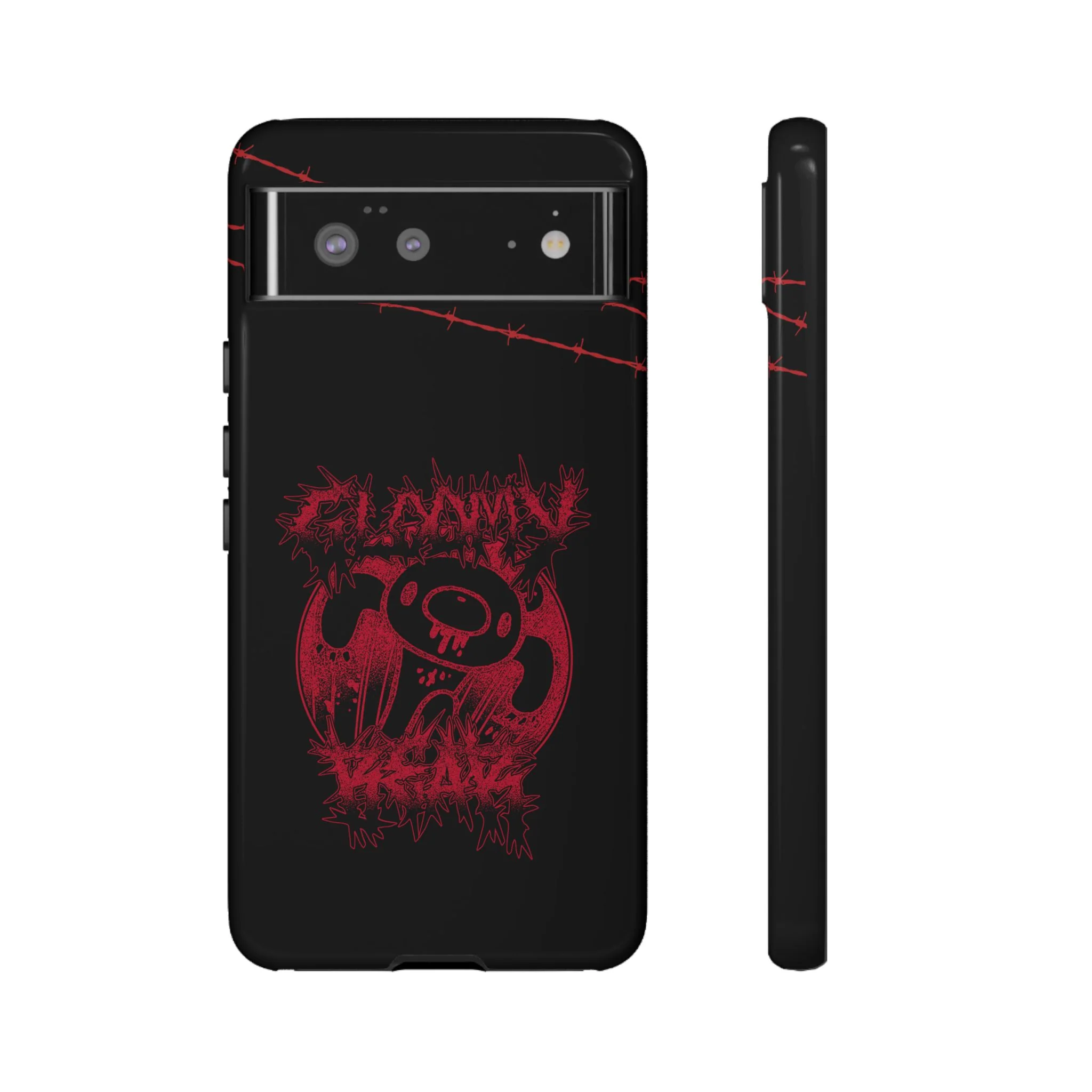 Gloomy Bear Metal Show Red Phone Case - Image 38