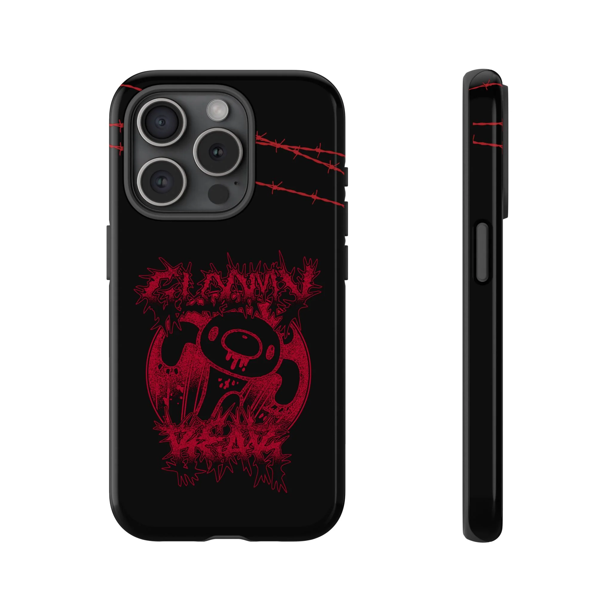 Gloomy Bear Metal Show Red Phone Case - Image 68