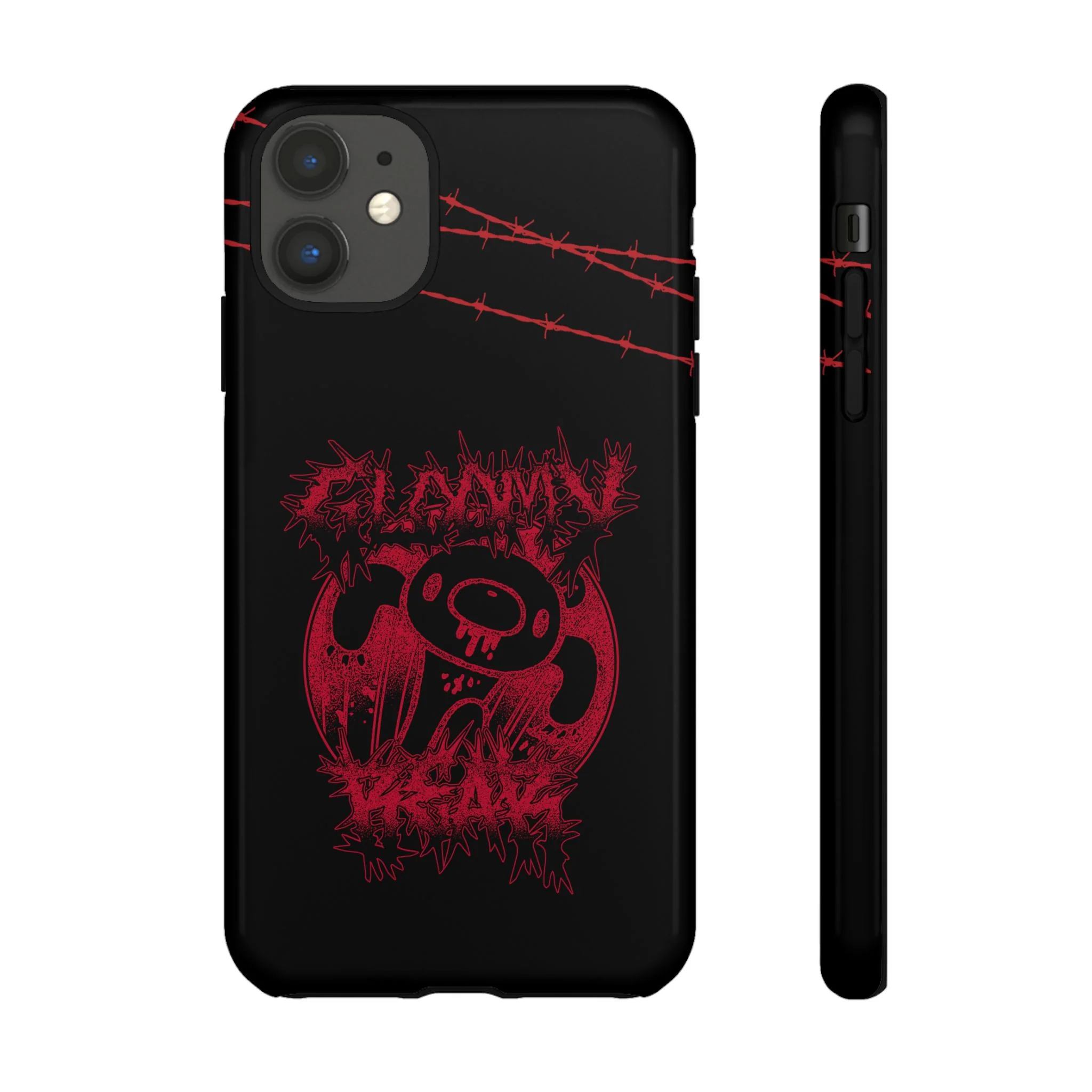 Gloomy Bear Metal Show Red Phone Case - Image 8