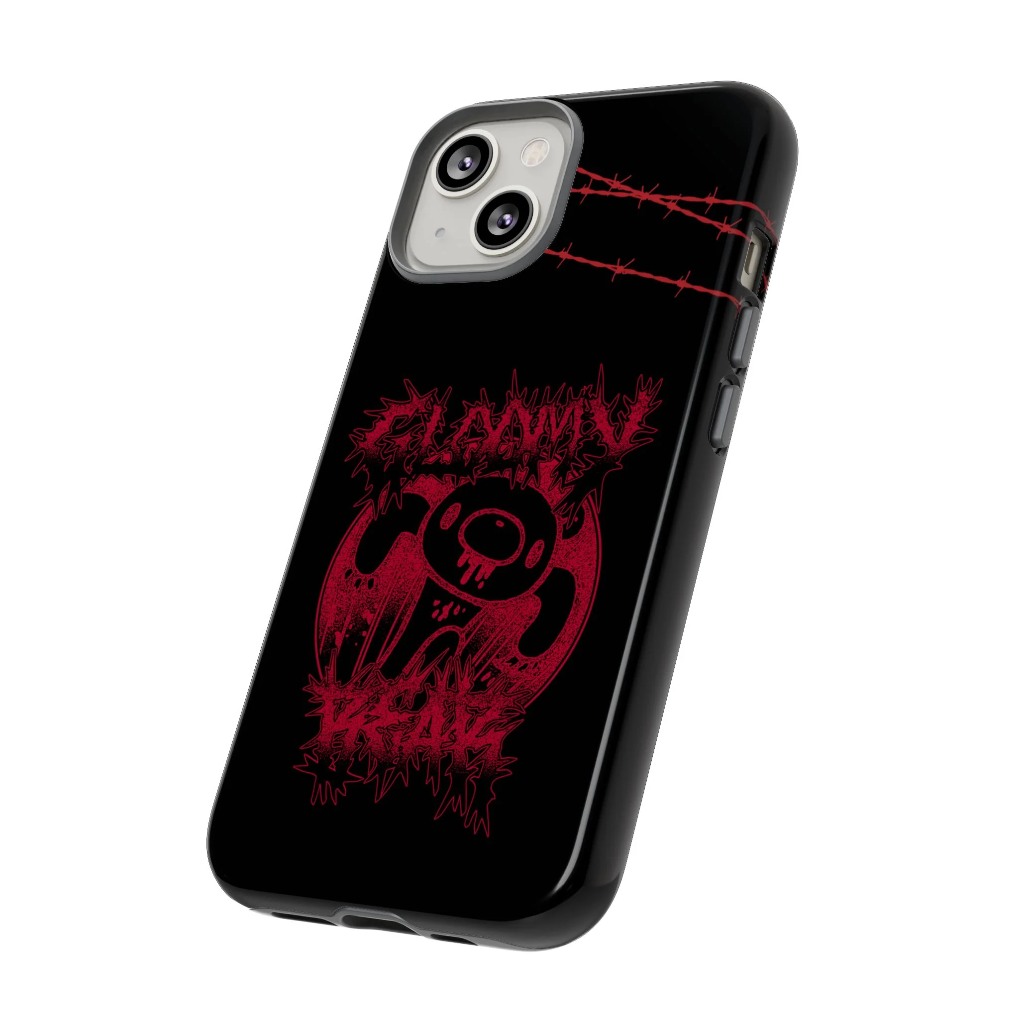 Gloomy Bear Metal Show Red Phone Case - Image 88