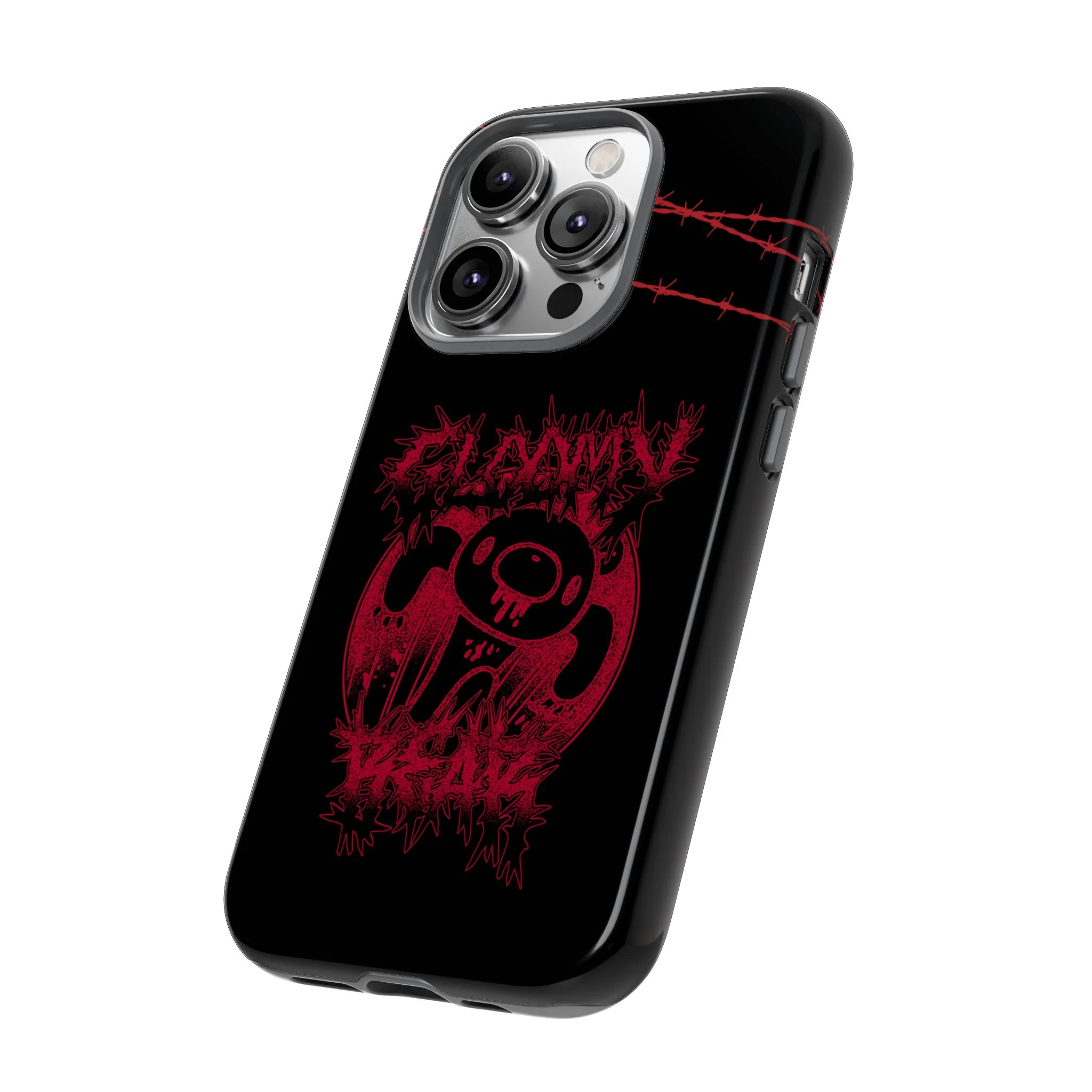 Gloomy Bear Metal Show Red Phone Case - Image 90