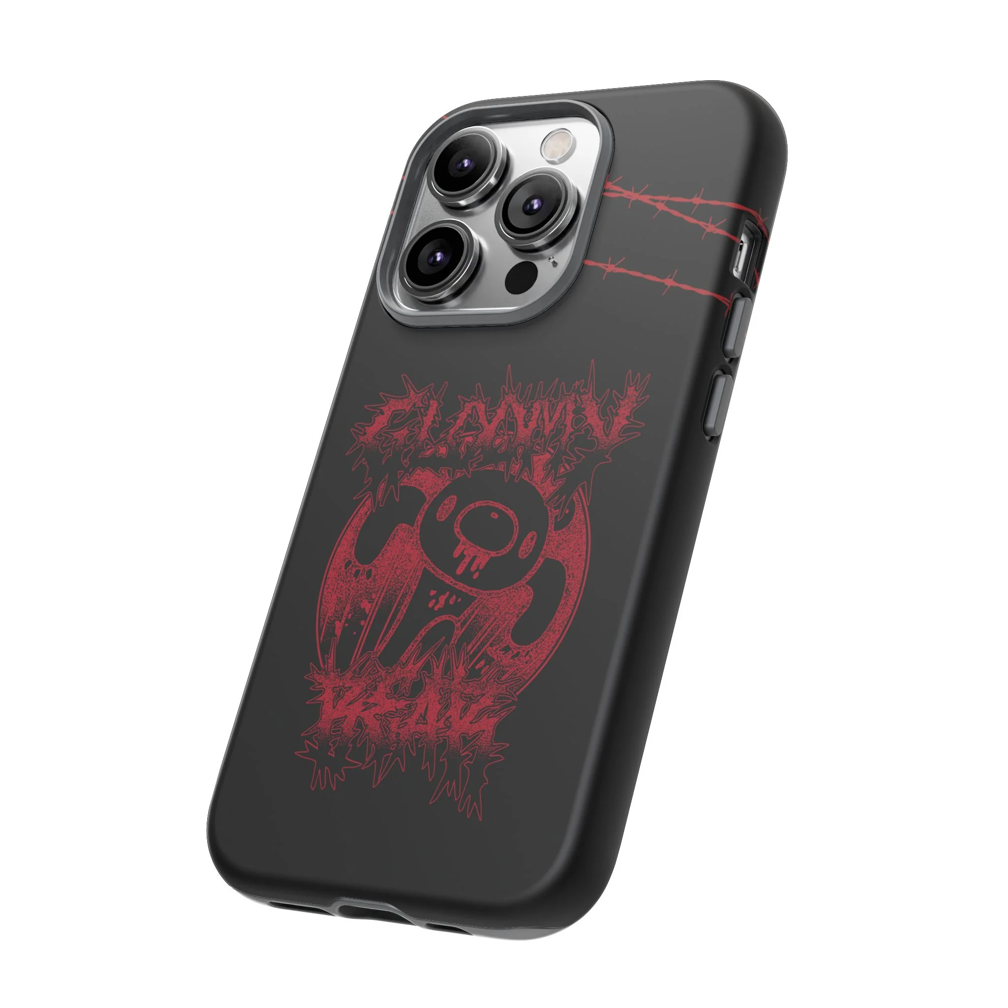 Gloomy Bear Metal Show Red Phone Case - Image 91