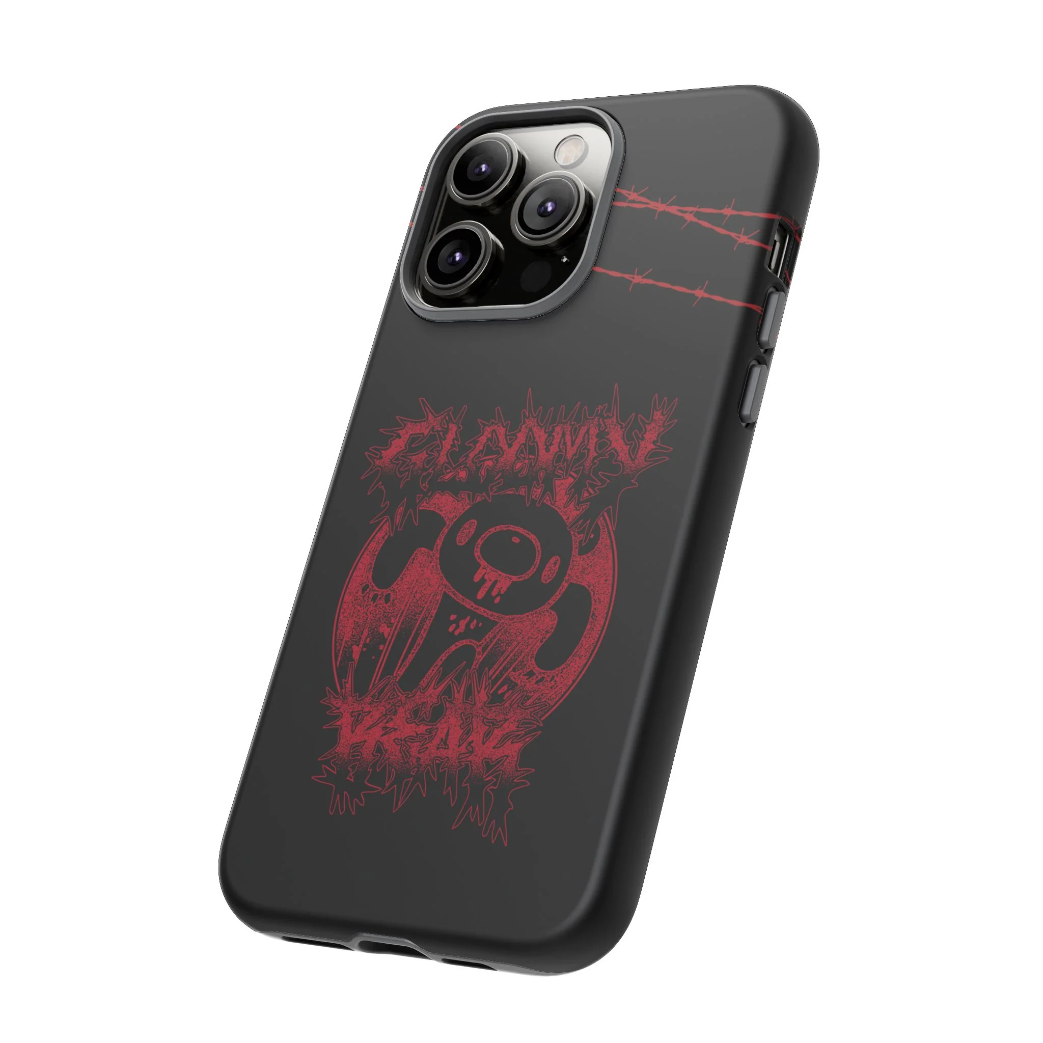 Gloomy Bear Metal Show Red Phone Case - Image 95