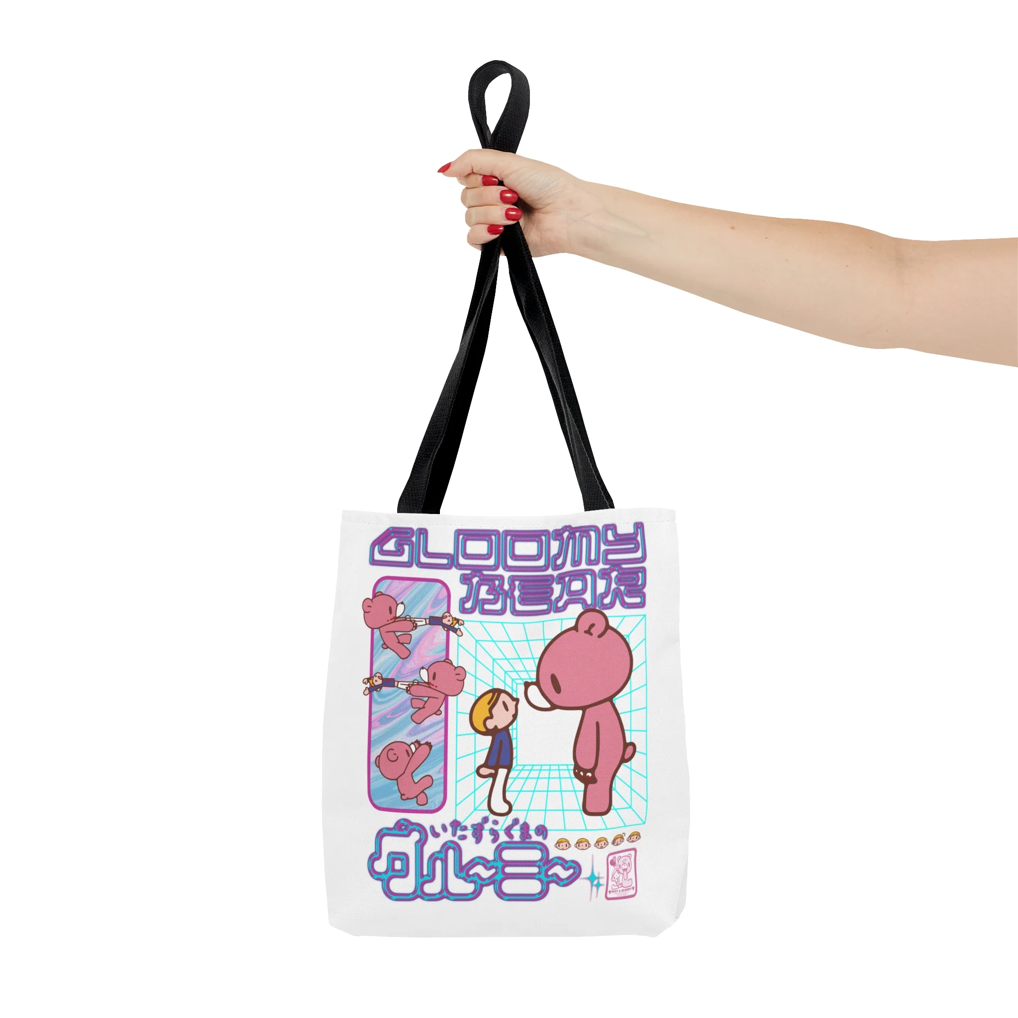 Gloomy Bear Y2K Vibes - Canvas Tote Bag - Image 10