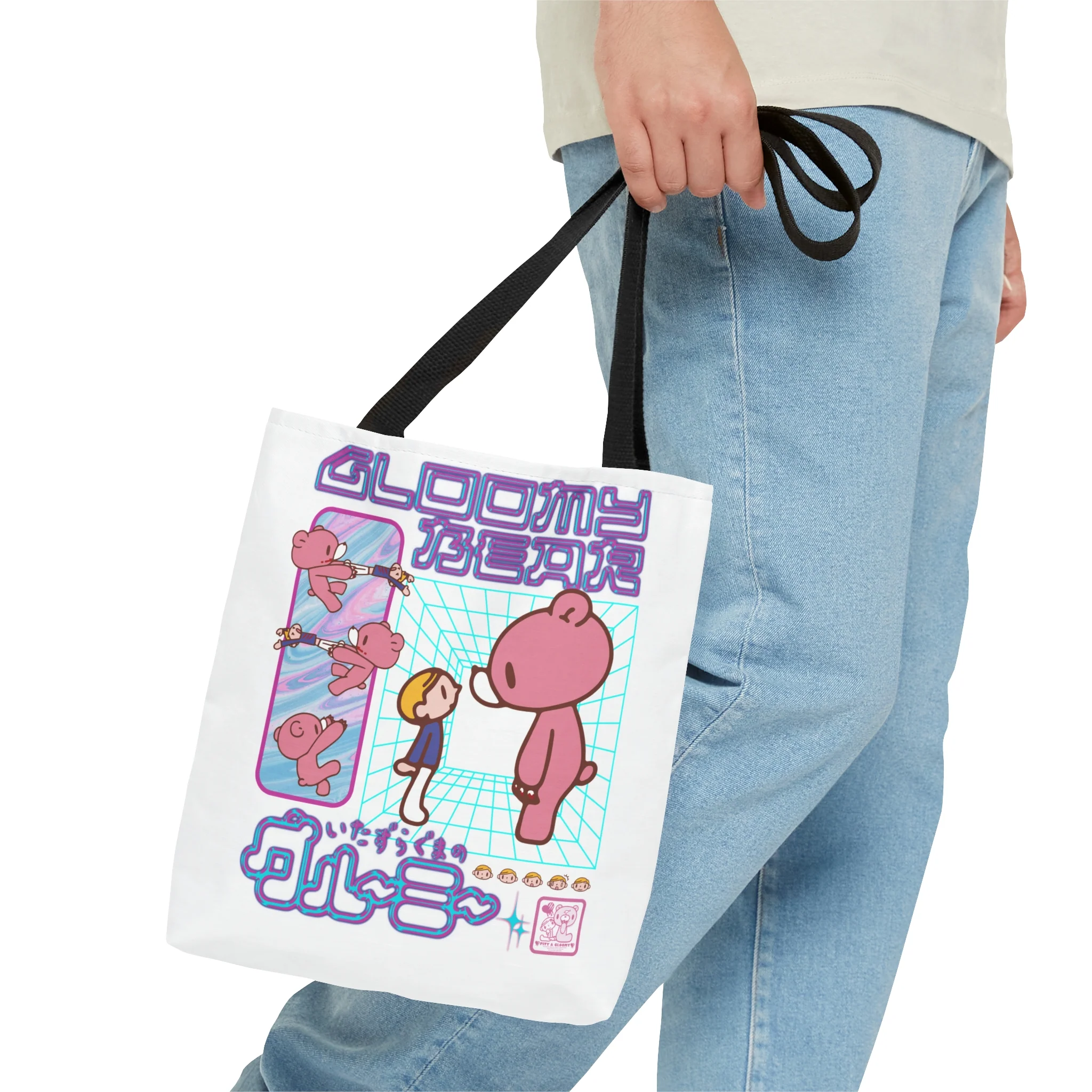 Gloomy Bear Y2K Vibes - Canvas Tote Bag - Image 11