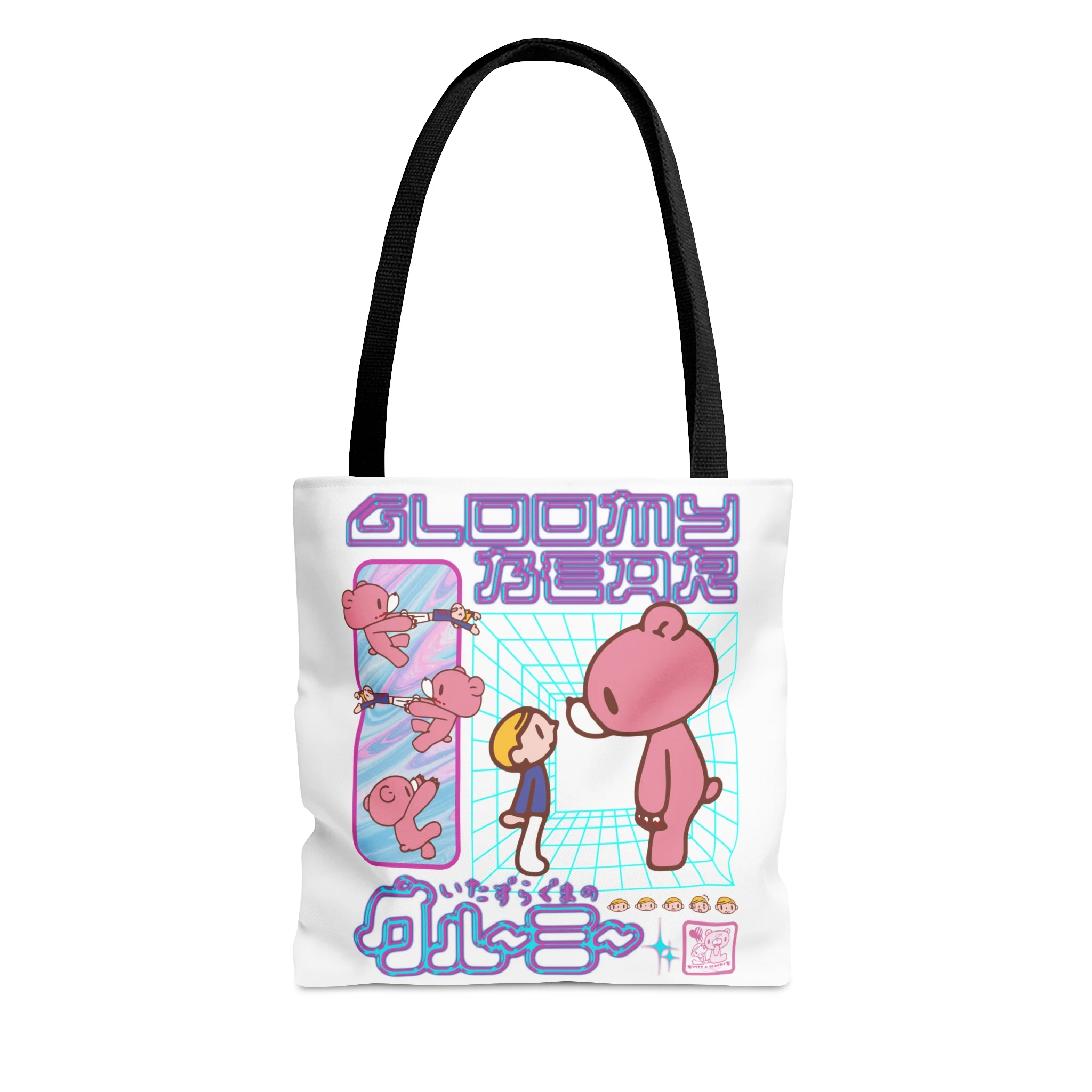 Gloomy Bear Y2K Vibes - Canvas Tote Bag - Image 3