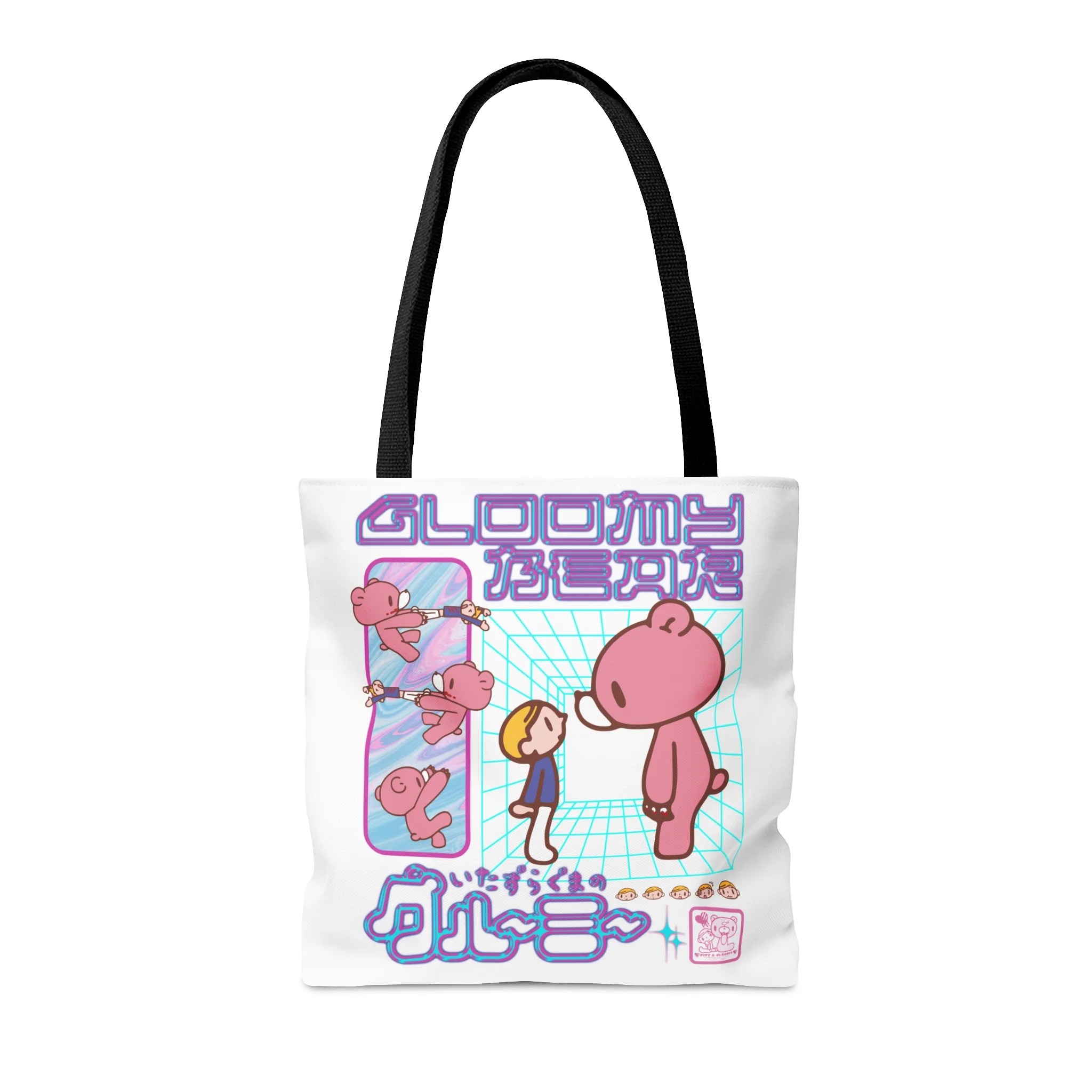 Gloomy Bear Y2K Vibes - Canvas Tote Bag - Image 4