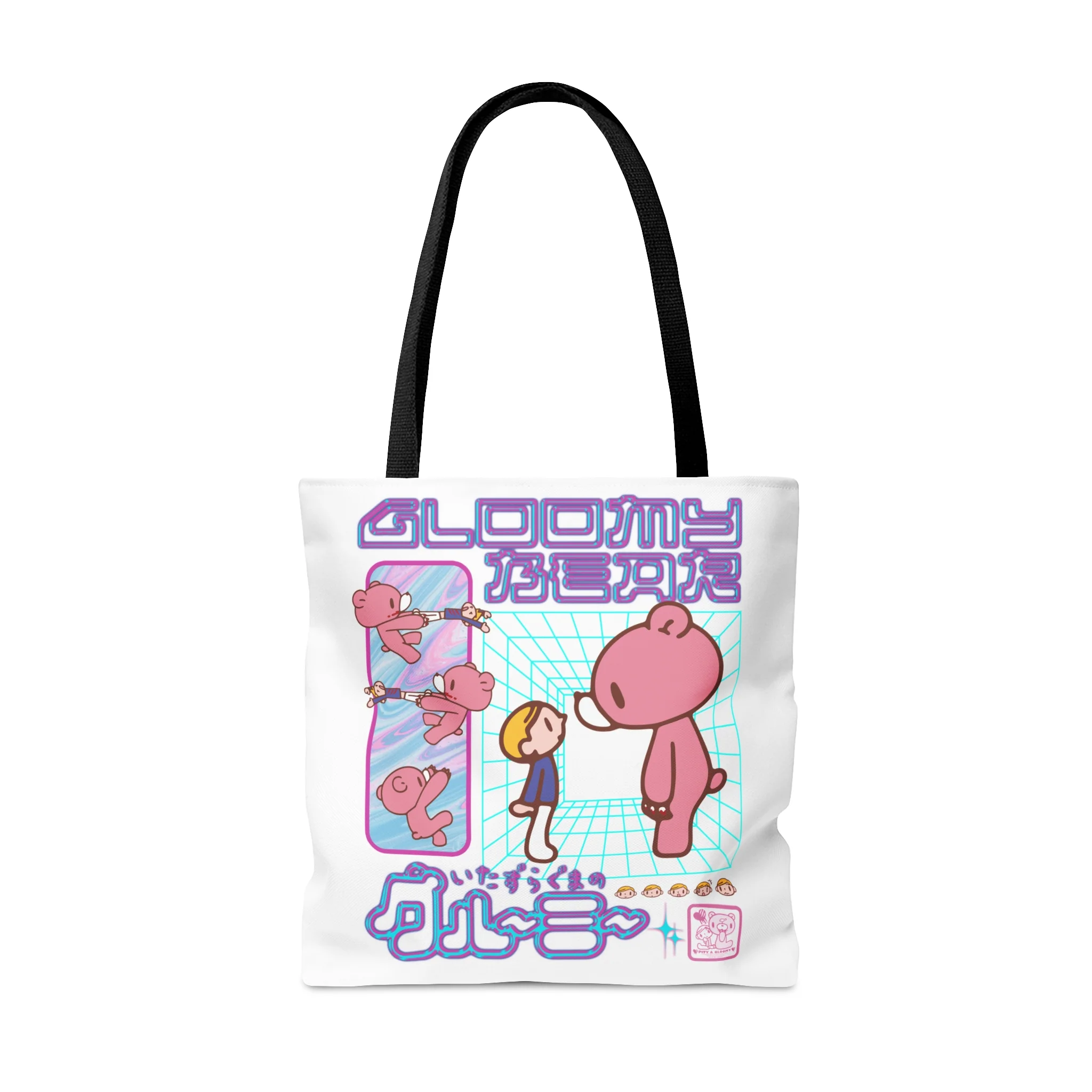Gloomy Bear Y2K Vibes - Canvas Tote Bag - Image 6