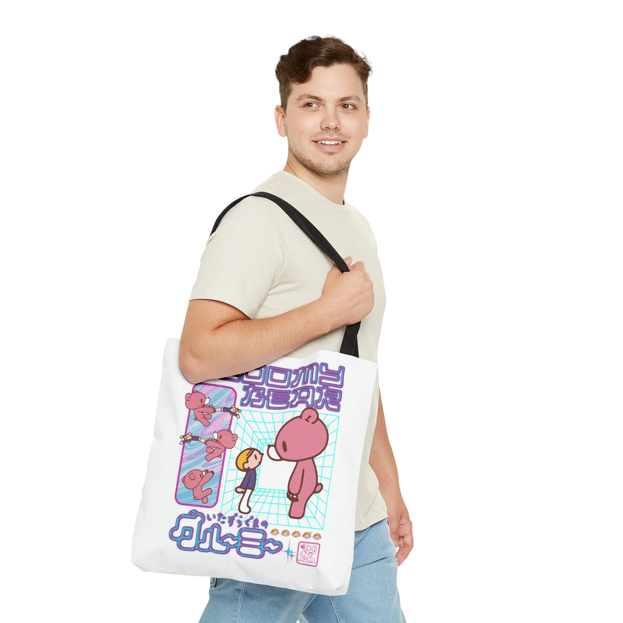 Gloomy Bear Y2K Vibes - Canvas Tote Bag - Image 7