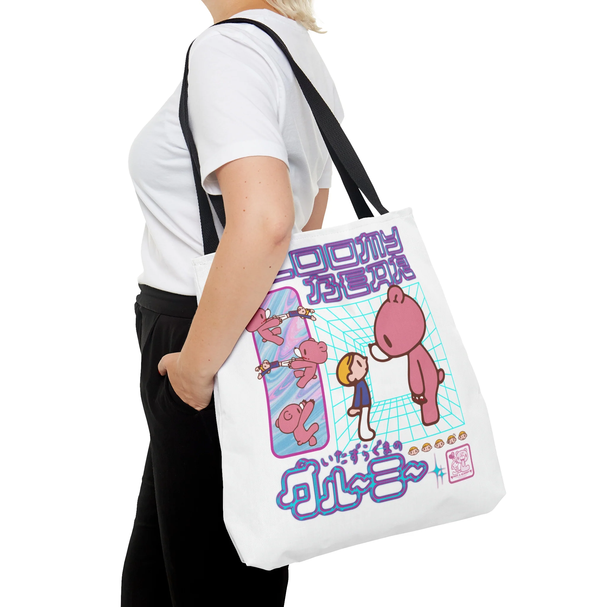 Gloomy Bear Y2K Vibes - Canvas Tote Bag - Image 8