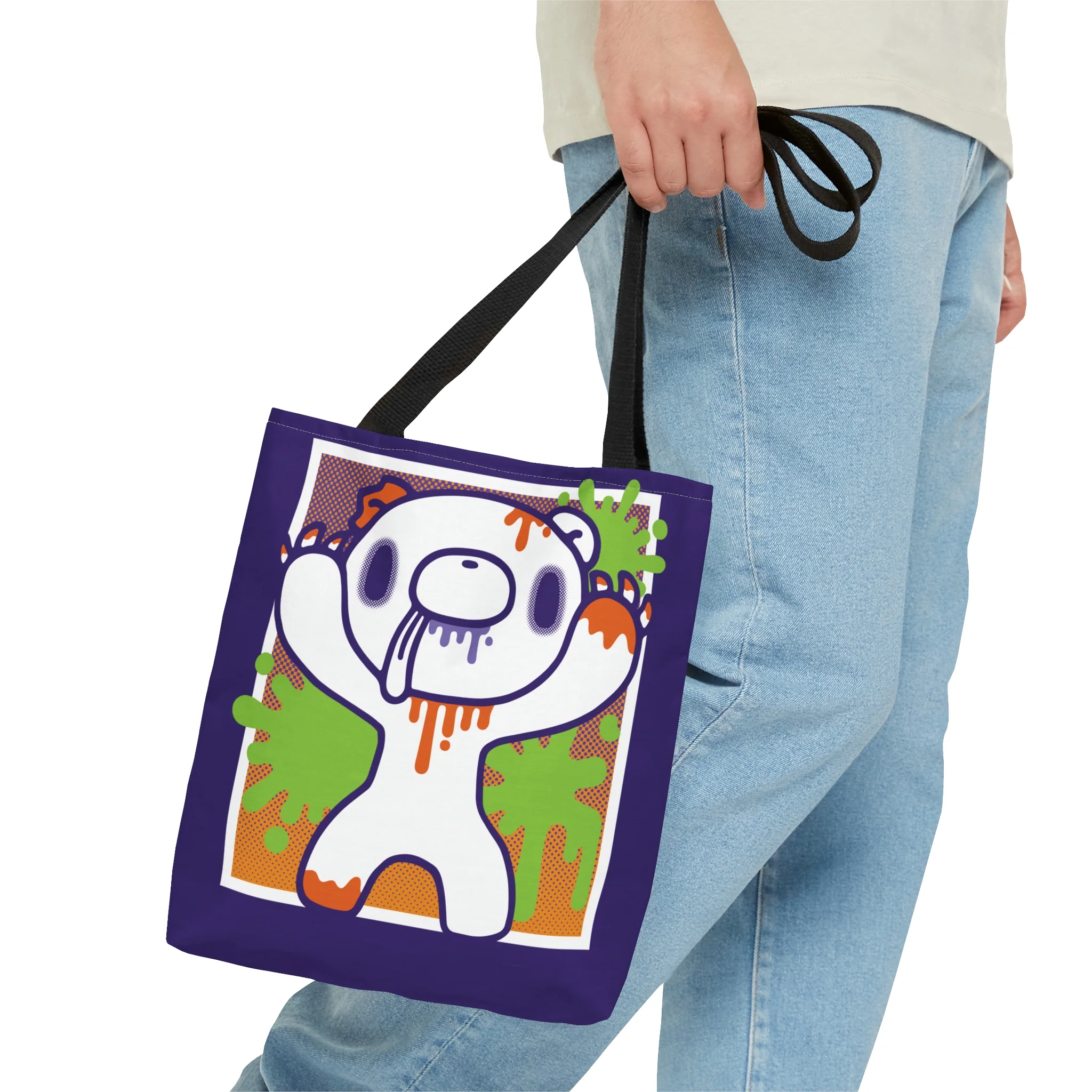 Gloomy Bear Zombie Splatter Tote Bag - Image 12
