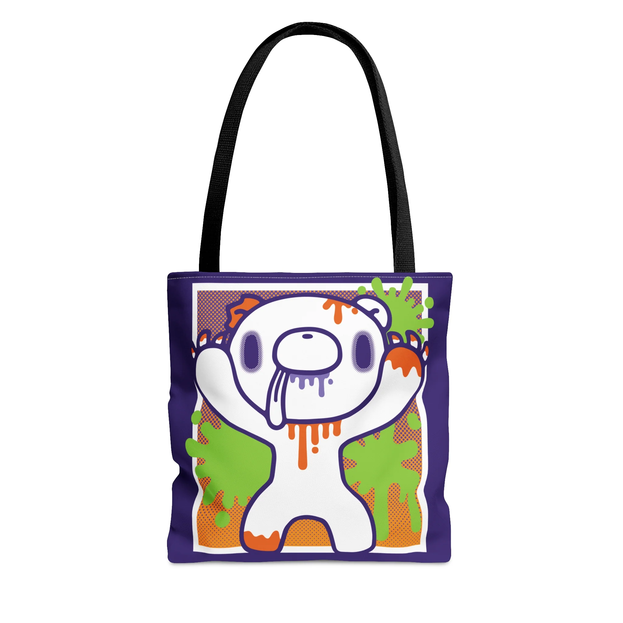 Gloomy Bear Zombie Splatter Tote Bag - Image 3