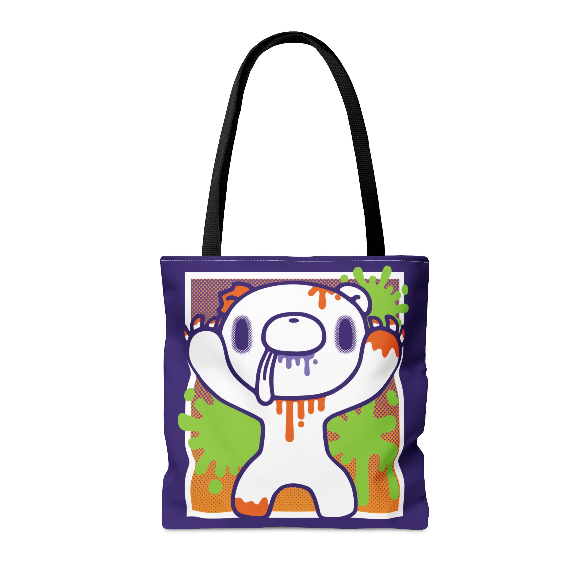 Gloomy Bear Zombie Splatter Tote Bag - Image 4