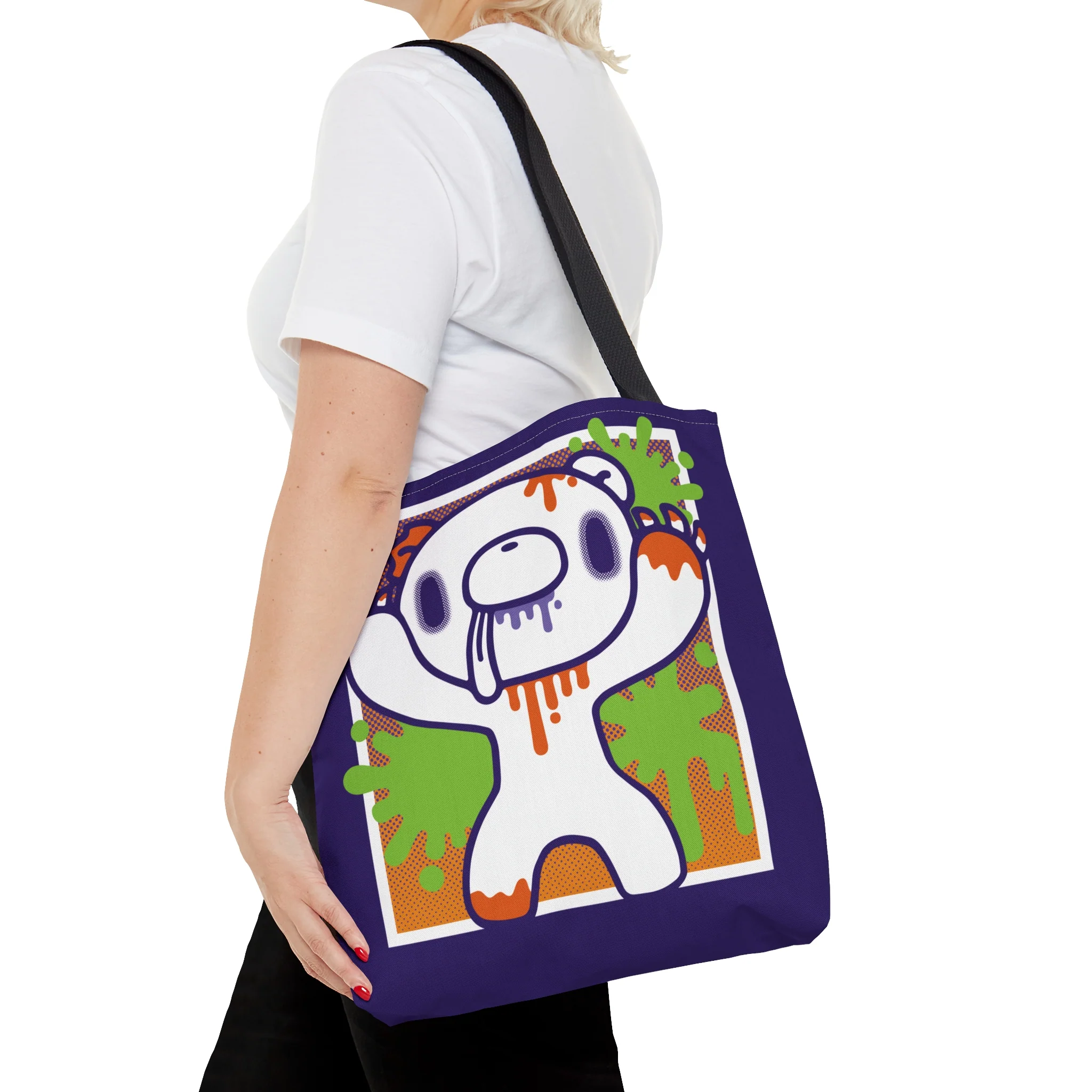 Gloomy Bear Zombie Splatter Tote Bag - Image 6