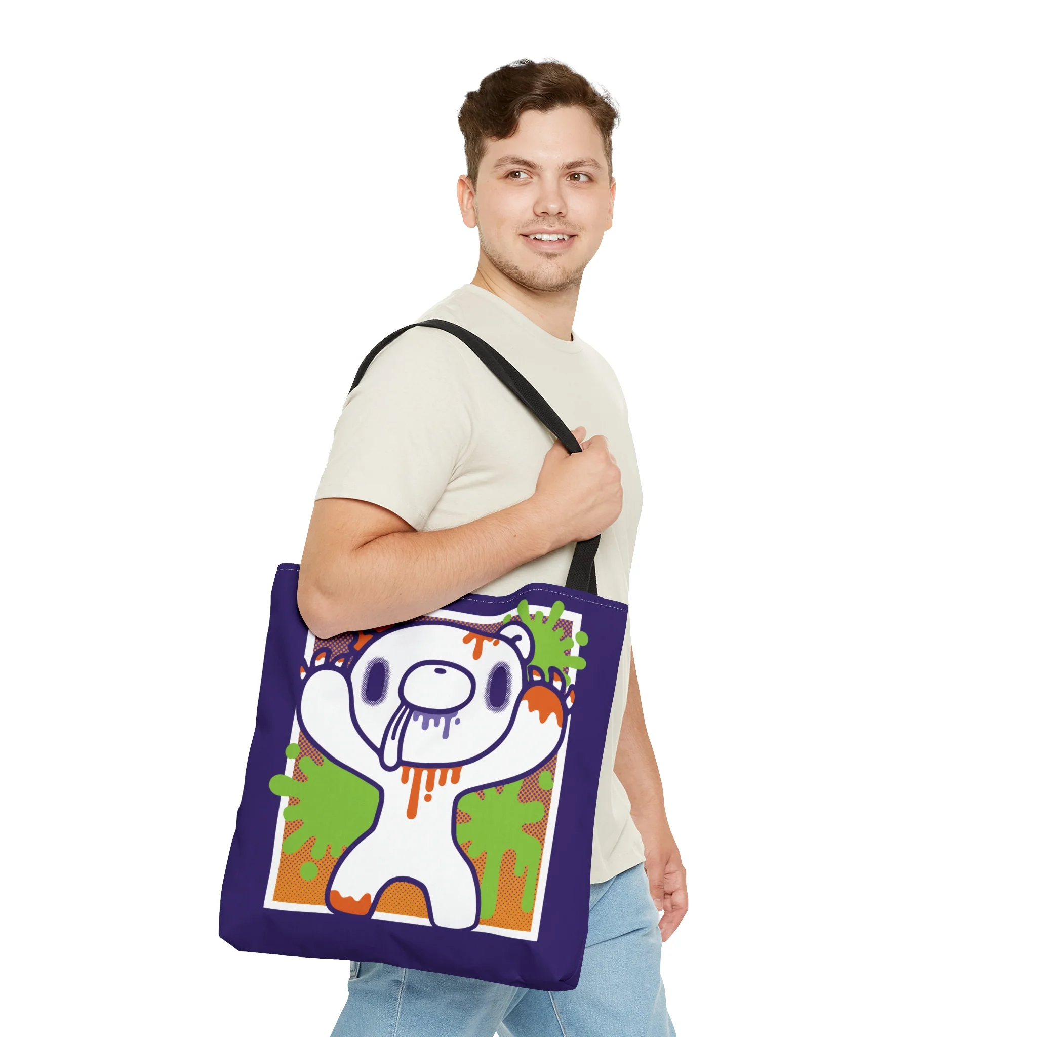 Gloomy Bear Zombie Splatter Tote Bag - Image 8