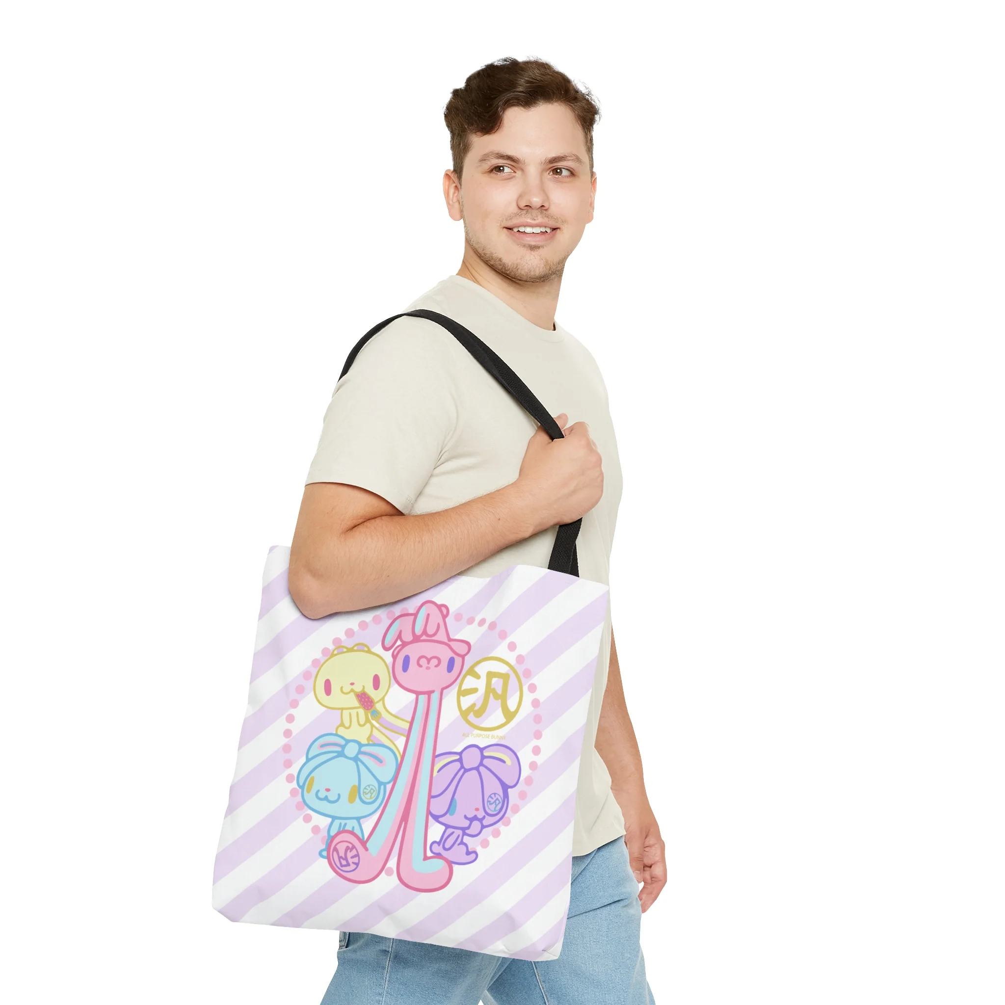 Group Pastel All Purpose Bunny Tote Bag - Image 7