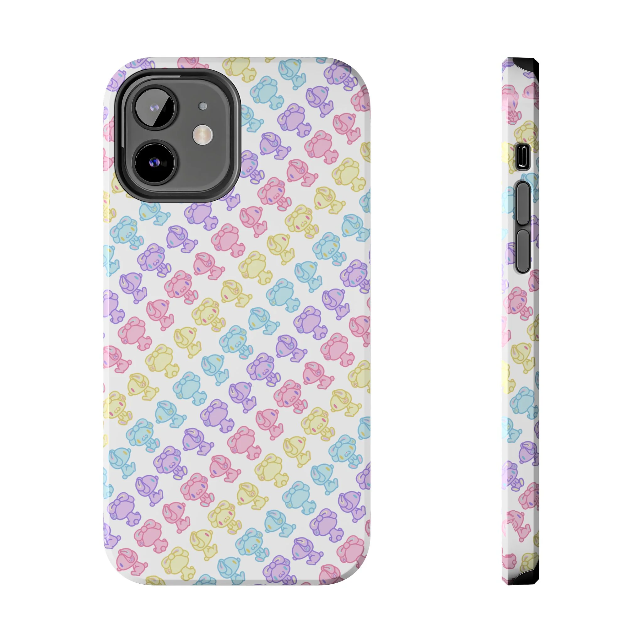 Rotating Pastel All Purpose Bunny - iPhone Case - Image 10