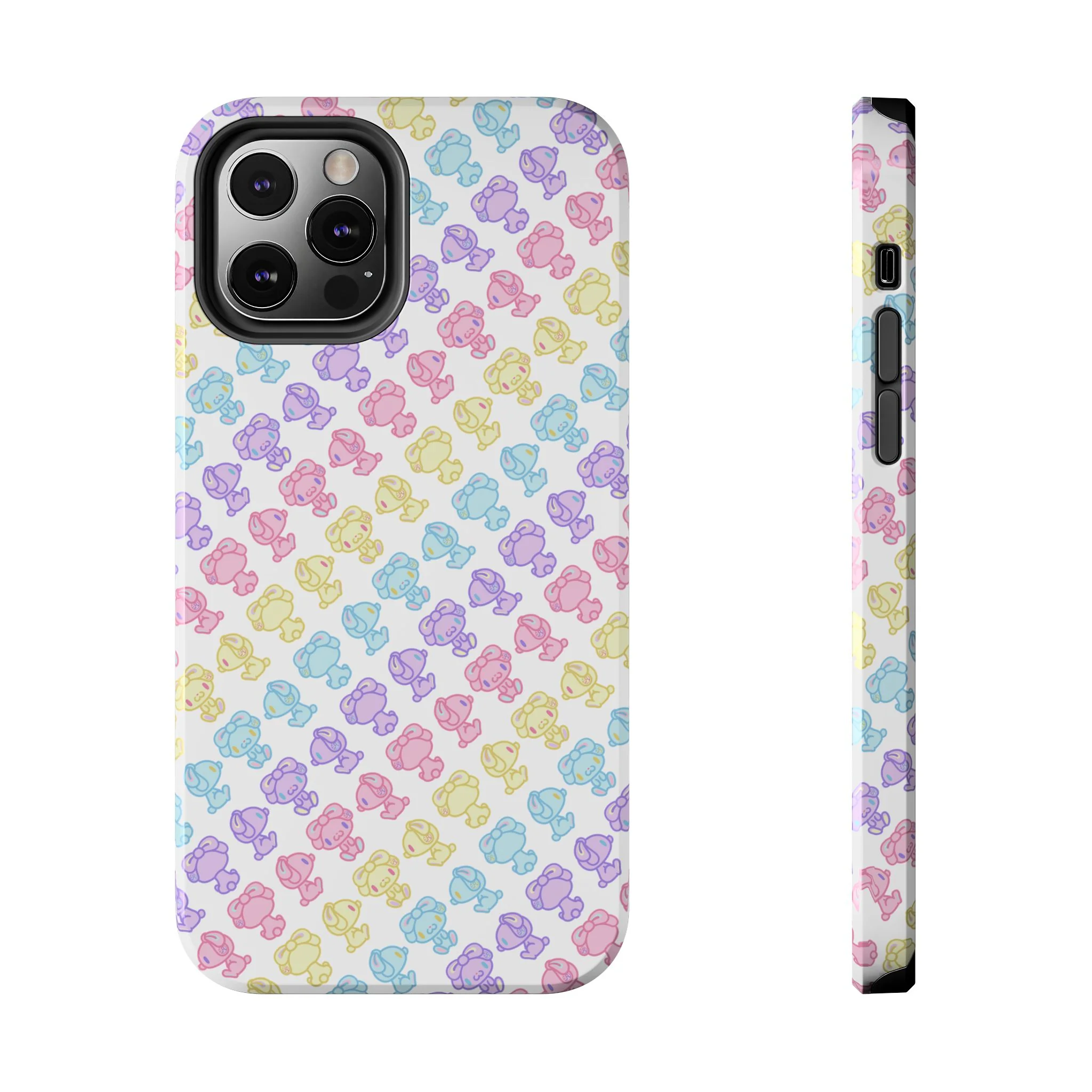 Rotating Pastel All Purpose Bunny - iPhone Case - Image 12