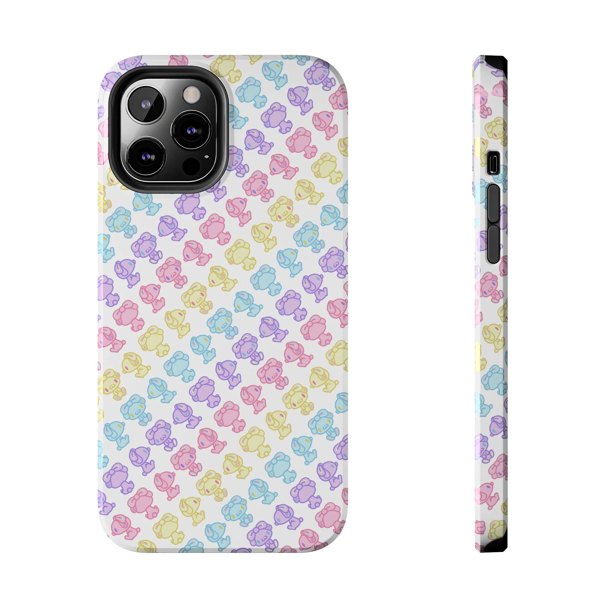 Rotating Pastel All Purpose Bunny - iPhone Case - Image 13