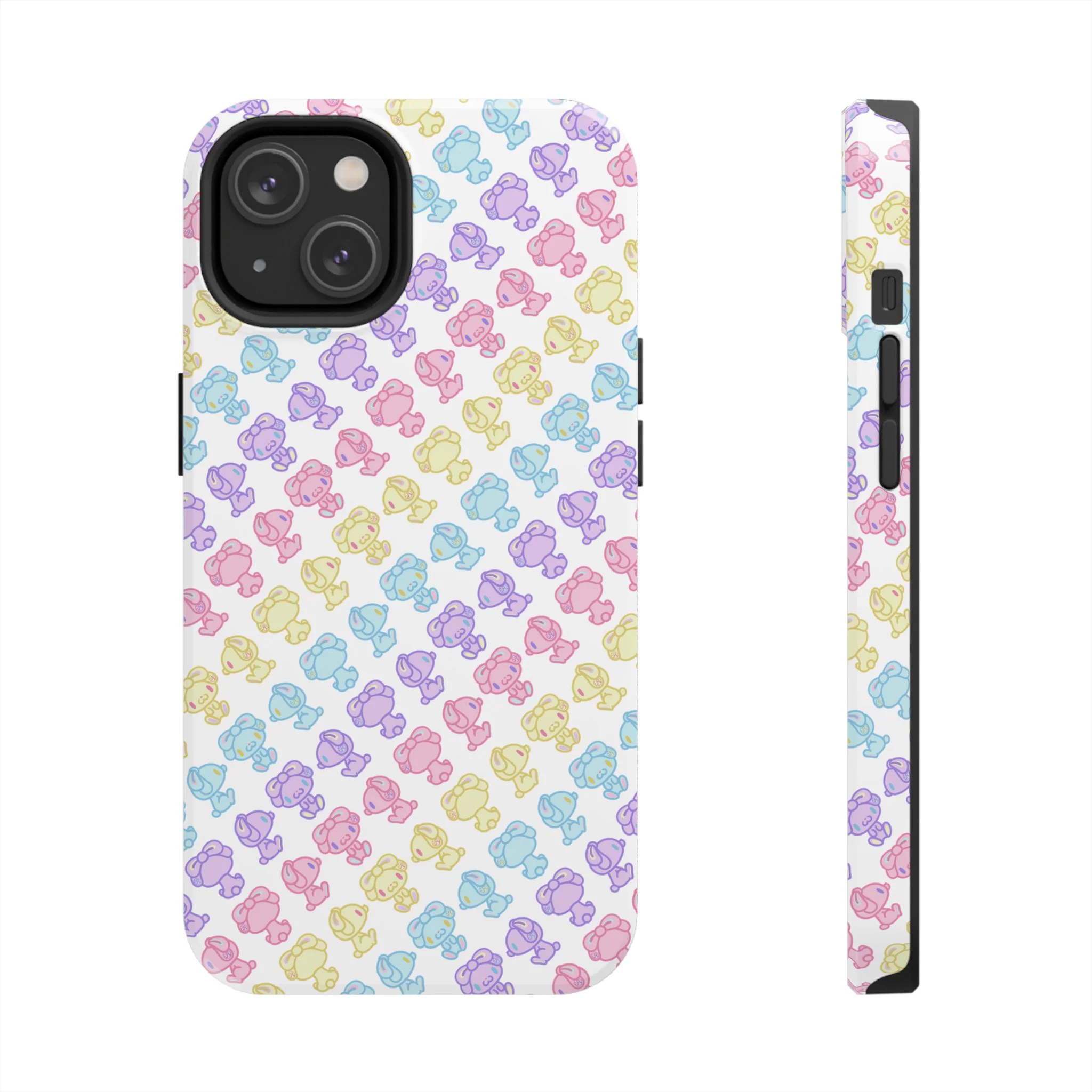 Rotating Pastel All Purpose Bunny - iPhone Case - Image 18