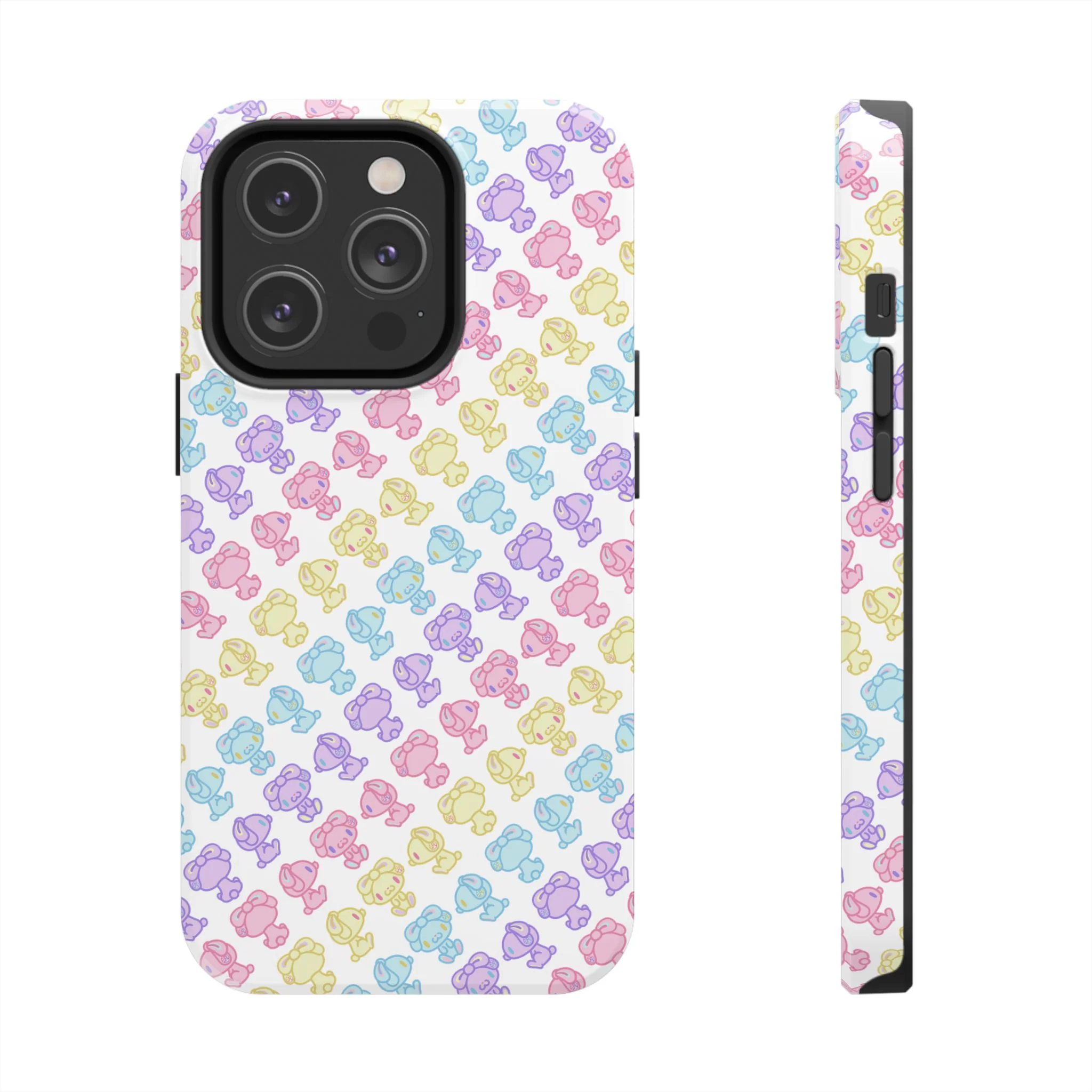 Rotating Pastel All Purpose Bunny - iPhone Case - Image 19