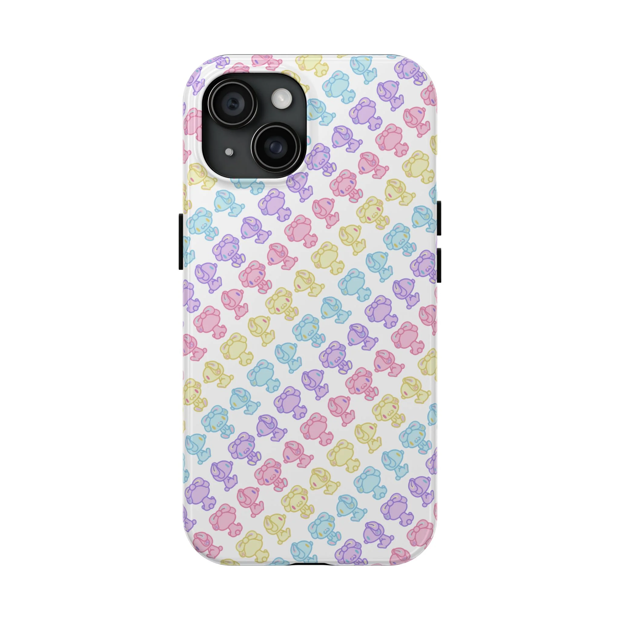 Rotating Pastel All Purpose Bunny - iPhone Case - Image 22