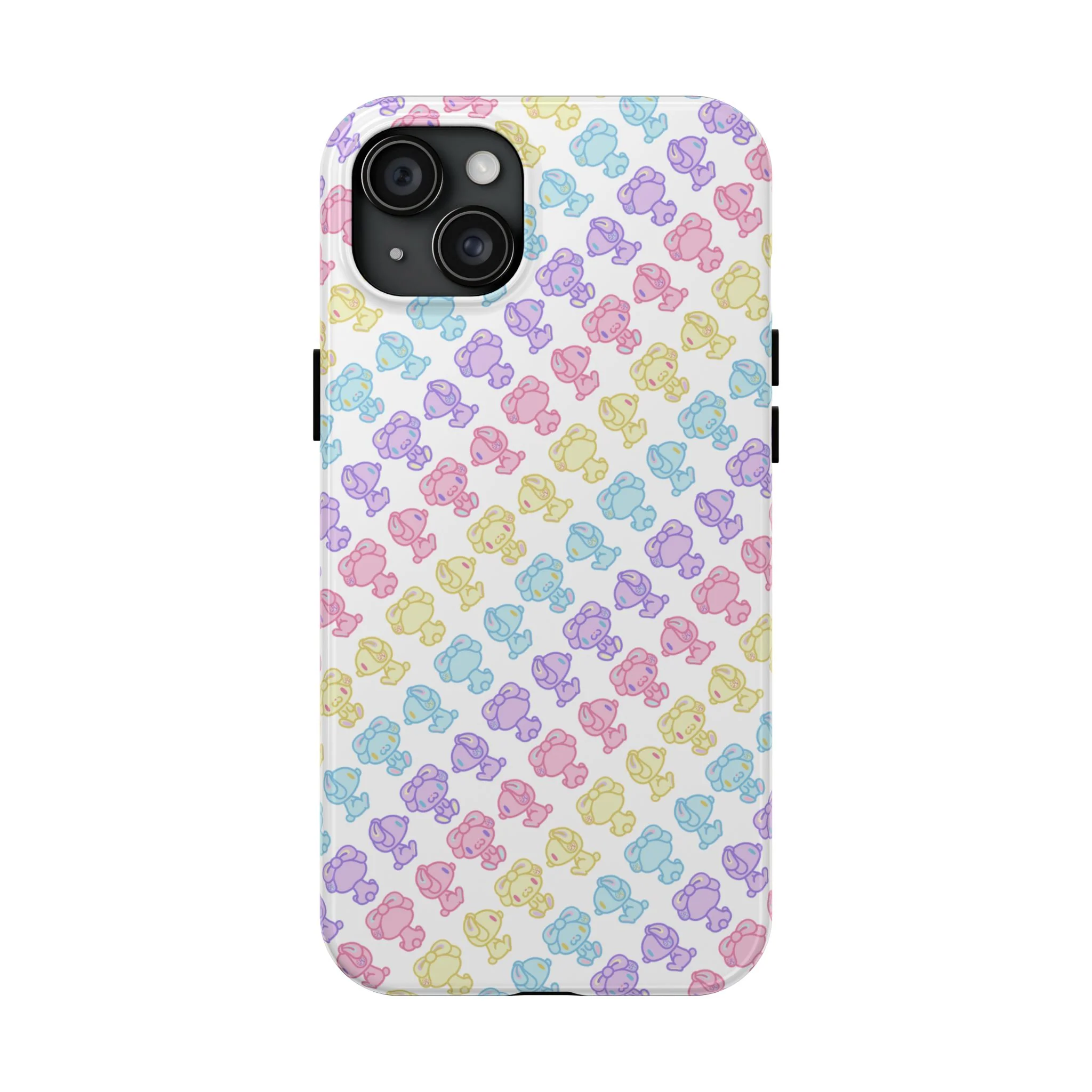 Rotating Pastel All Purpose Bunny - iPhone Case - Image 24