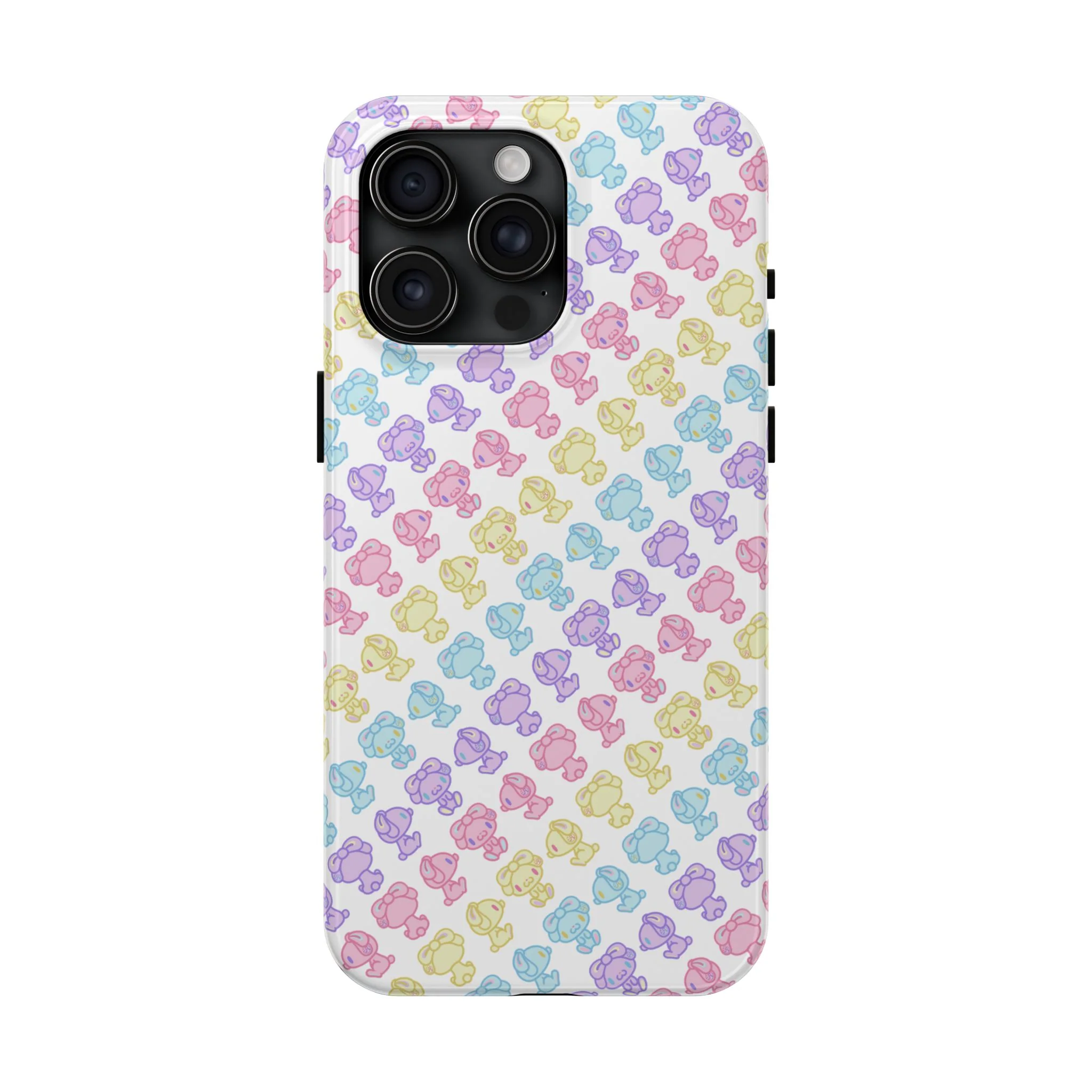 Rotating Pastel All Purpose Bunny - iPhone Case - Image 25