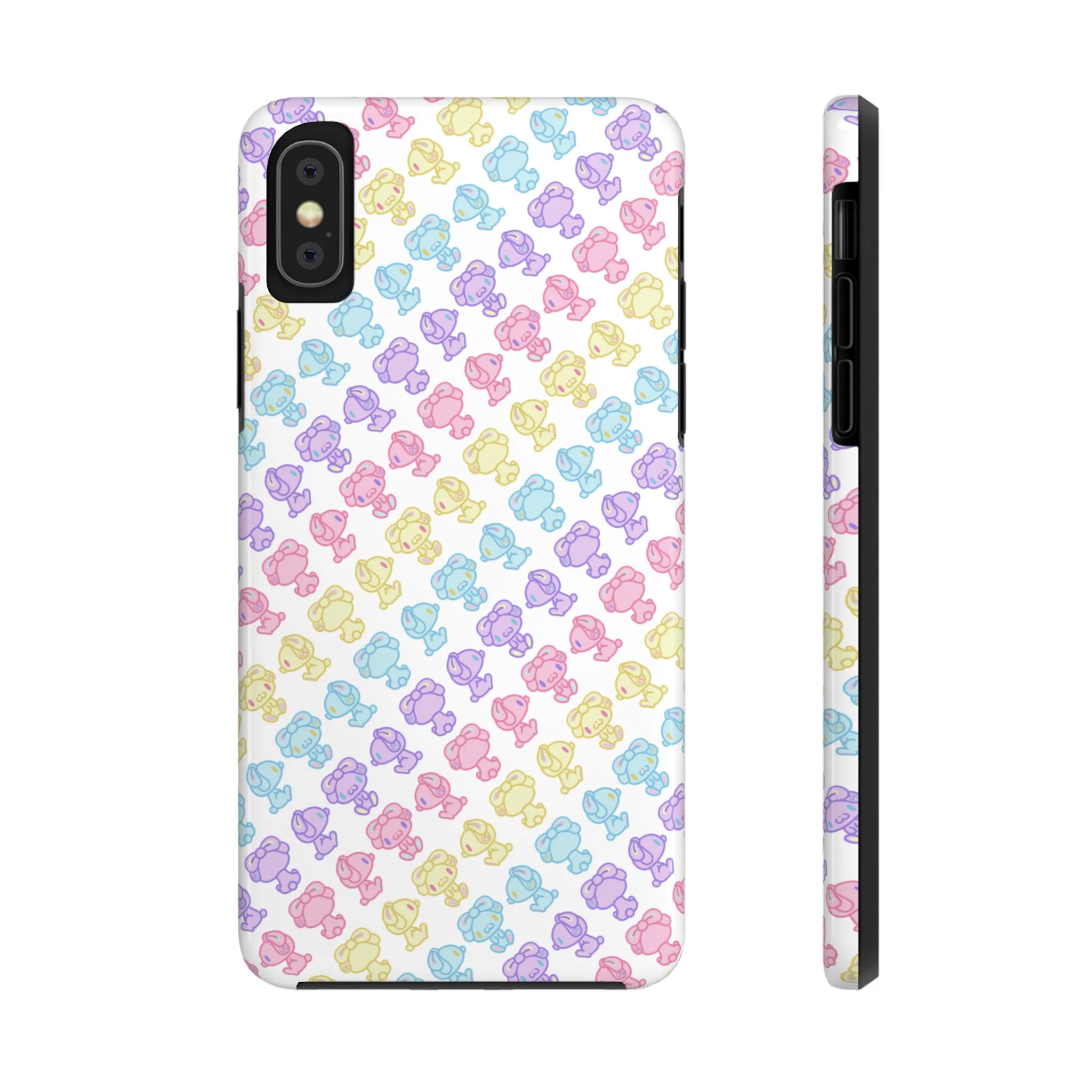 Rotating Pastel All Purpose Bunny - iPhone Case - Image 3