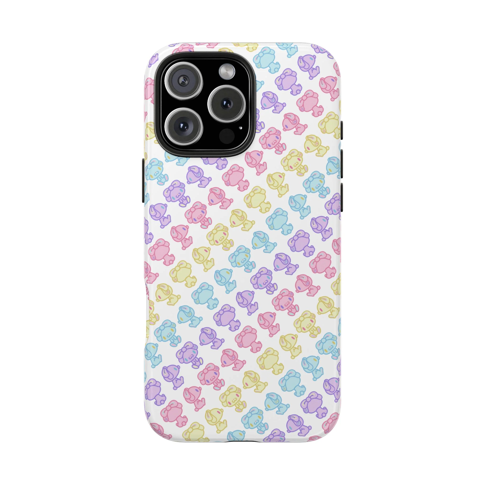 Rotating Pastel All Purpose Bunny - iPhone Case - Image 31
