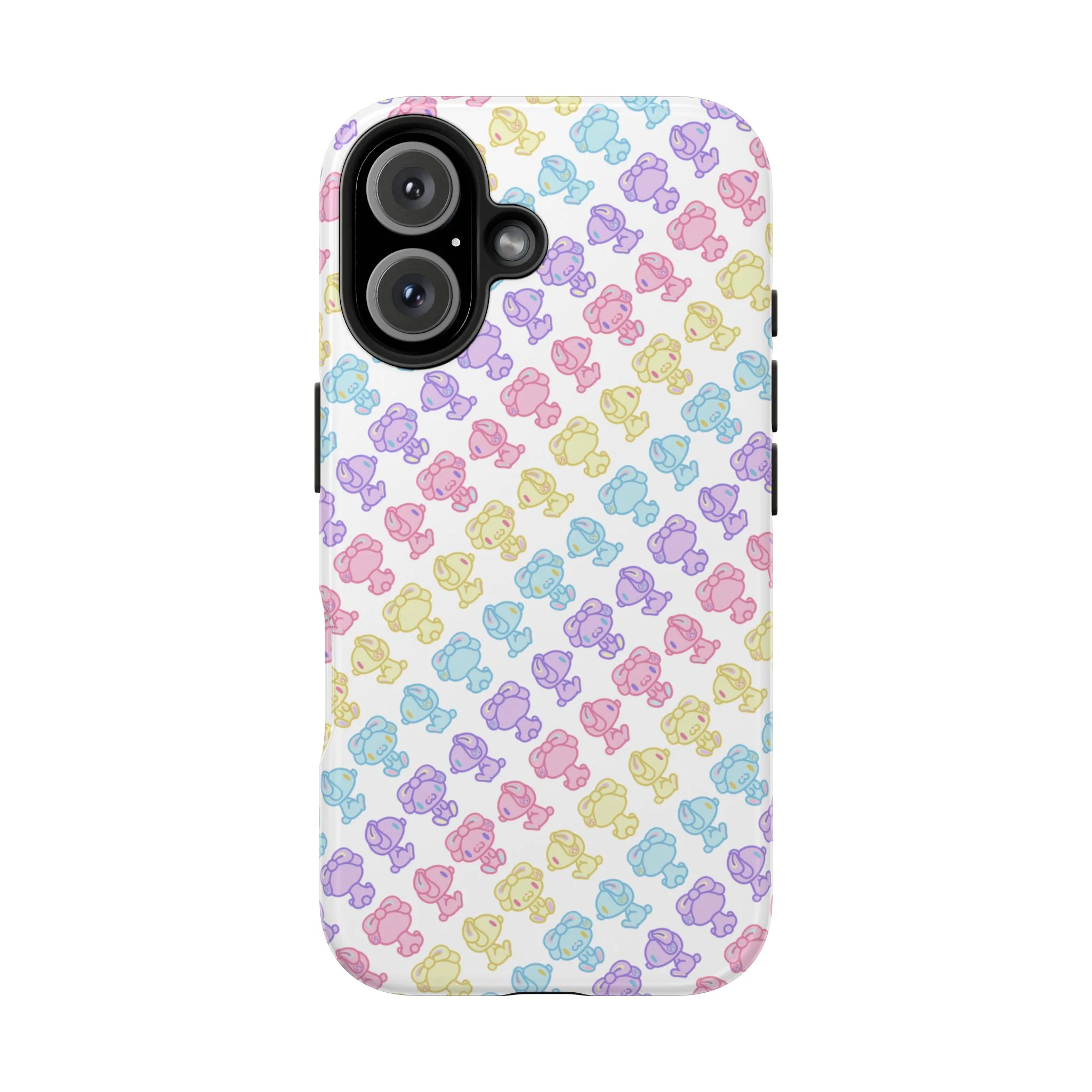 Rotating Pastel All Purpose Bunny - iPhone Case - Image 32