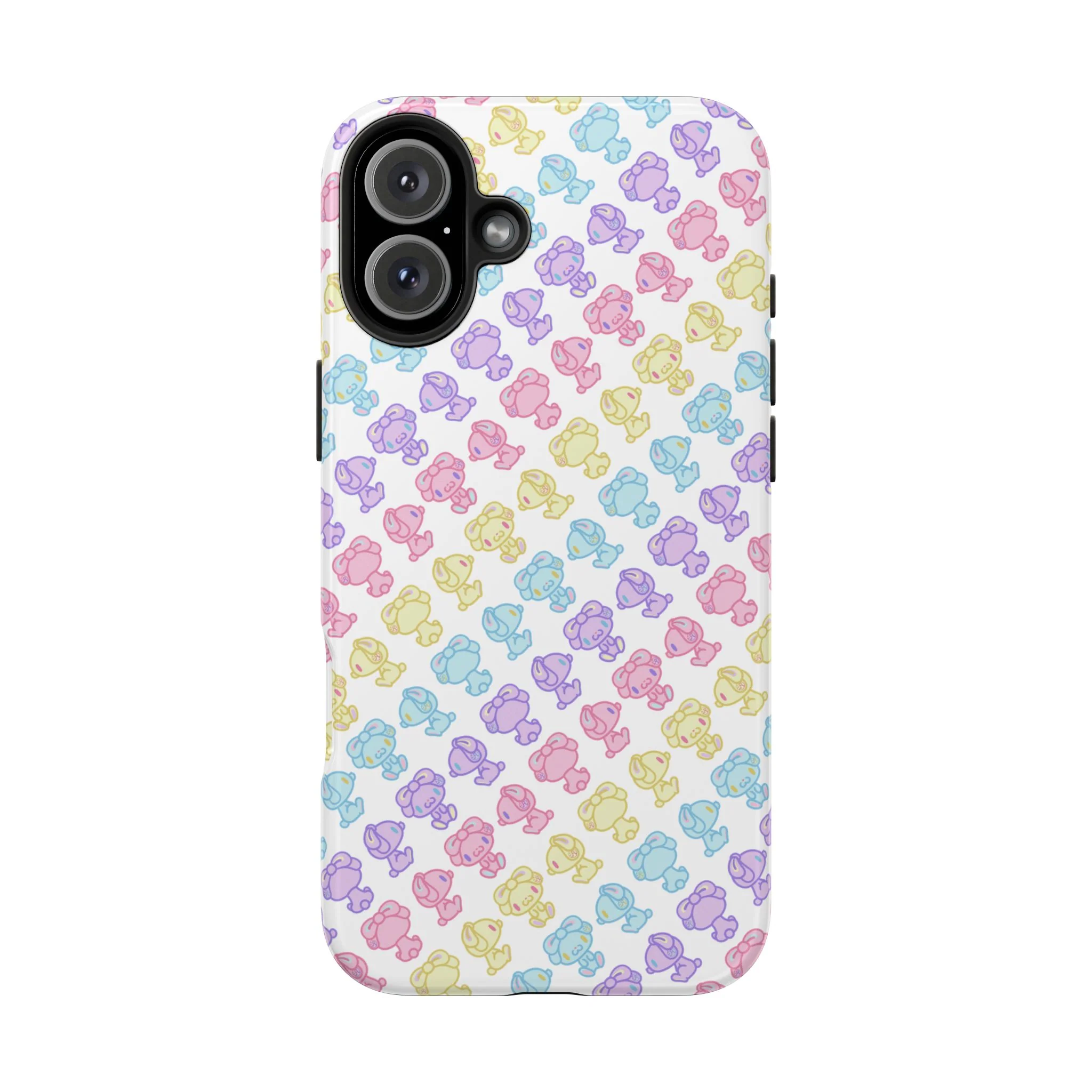 Rotating Pastel All Purpose Bunny - iPhone Case - Image 33