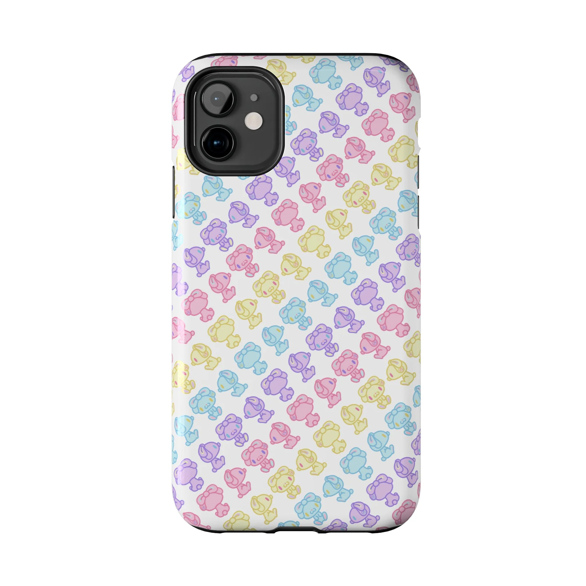Rotating Pastel All Purpose Bunny - iPhone Case - Image 35